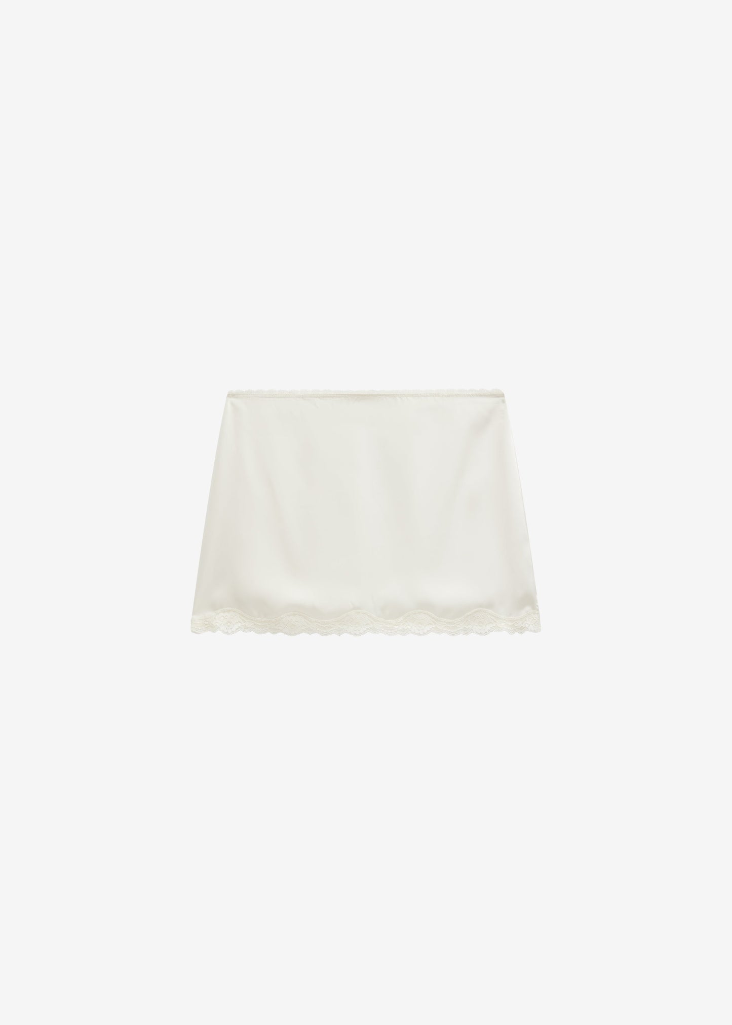 Tanvi Lace Mini Skirt - Ivory