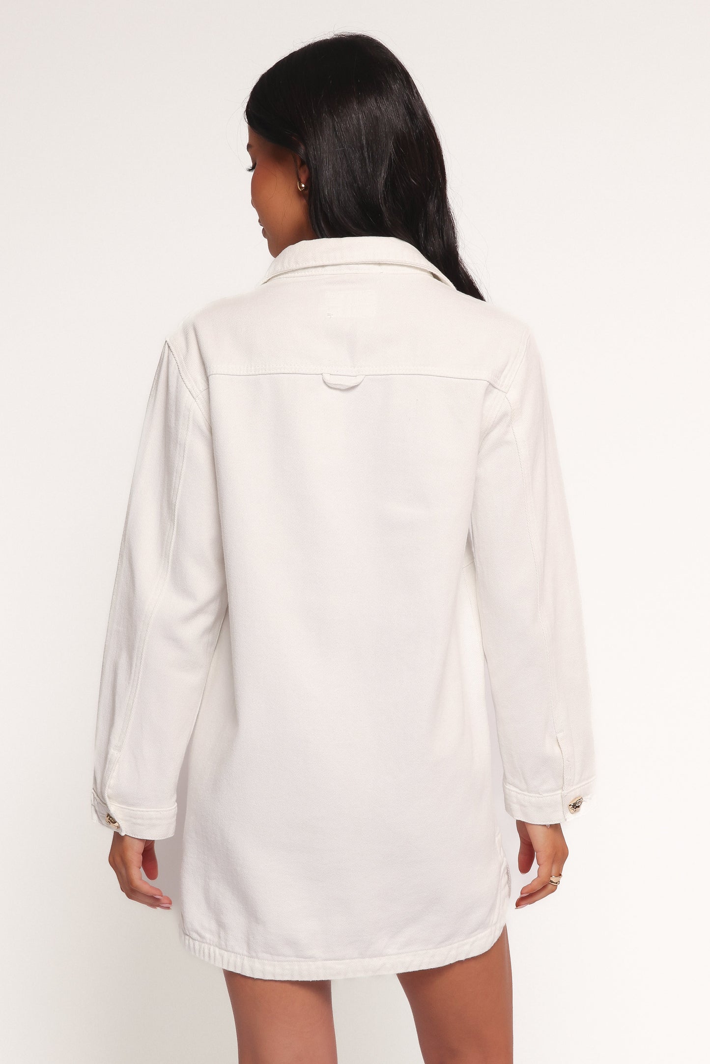 Turner Denim Dress - White Denim