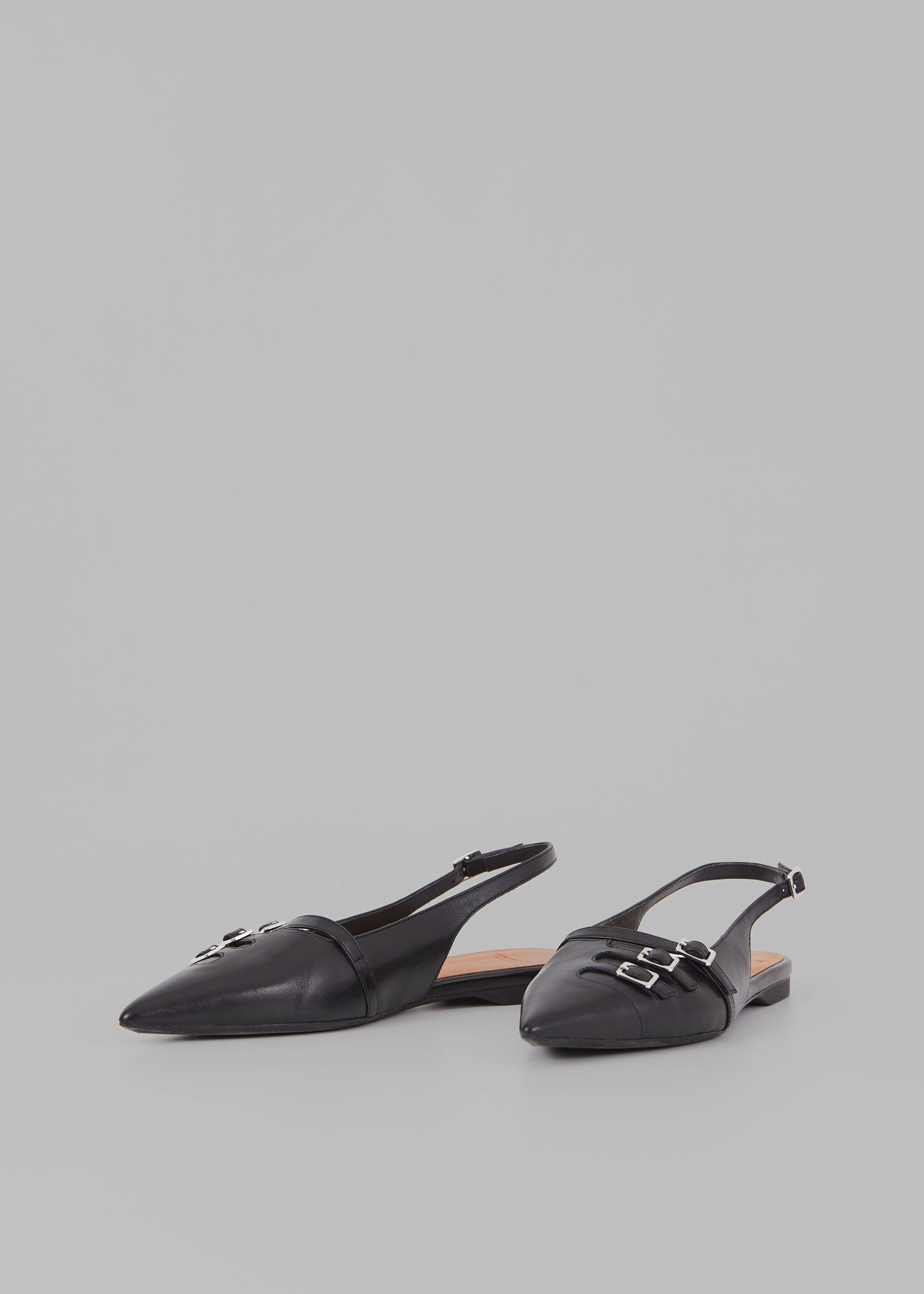 Vagabond Hermine Buckle Slingbacks - Black
