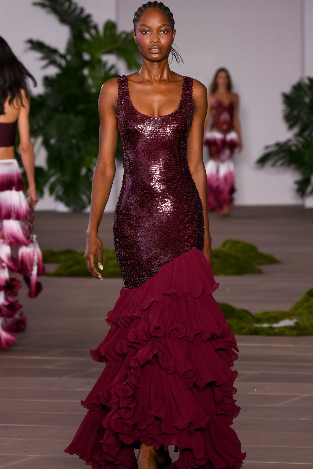 SEQUIN DROP WAIST GOWN (RUNWAY)