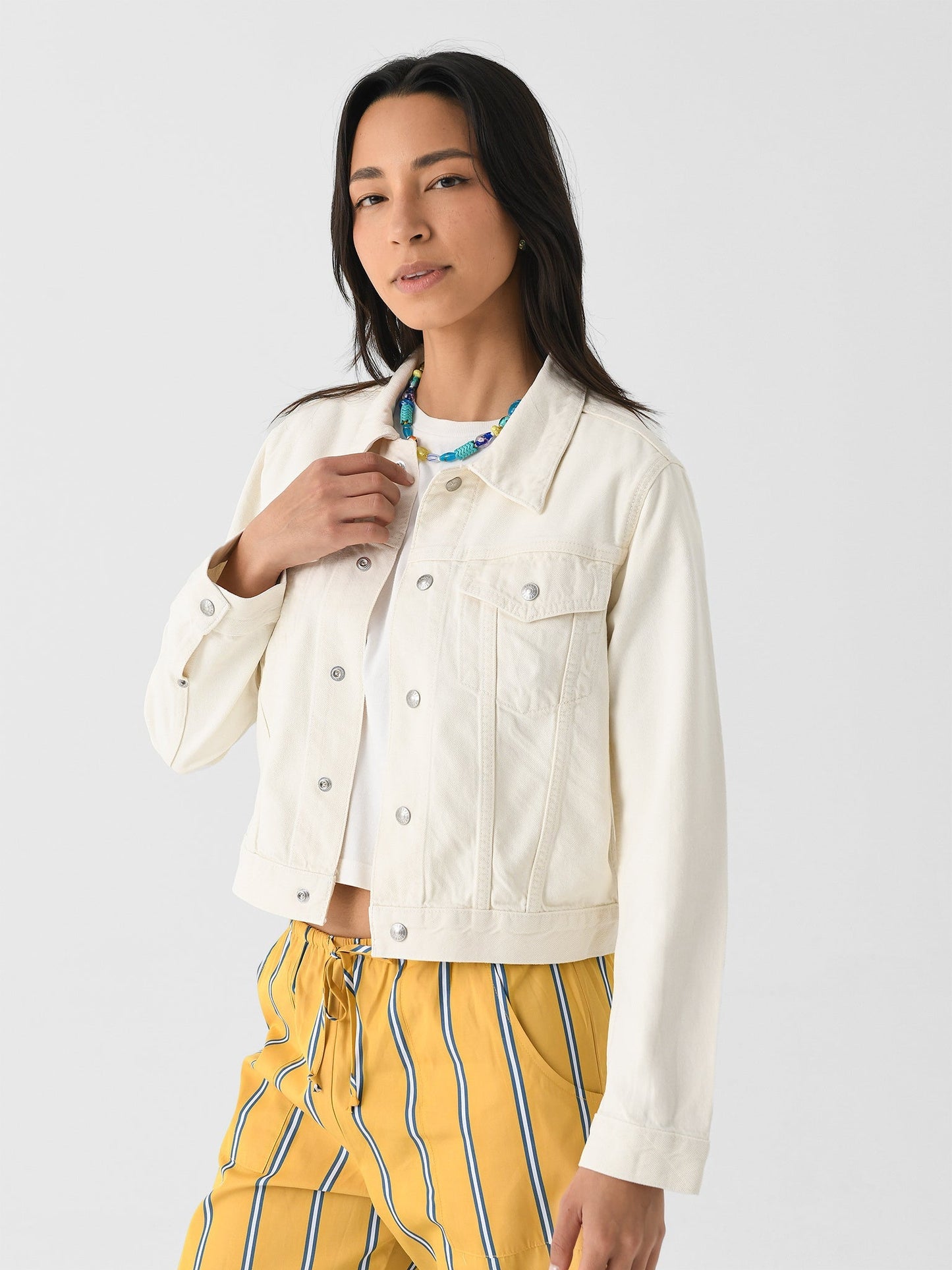 Re/Done Women's Baby Trucker Jacket