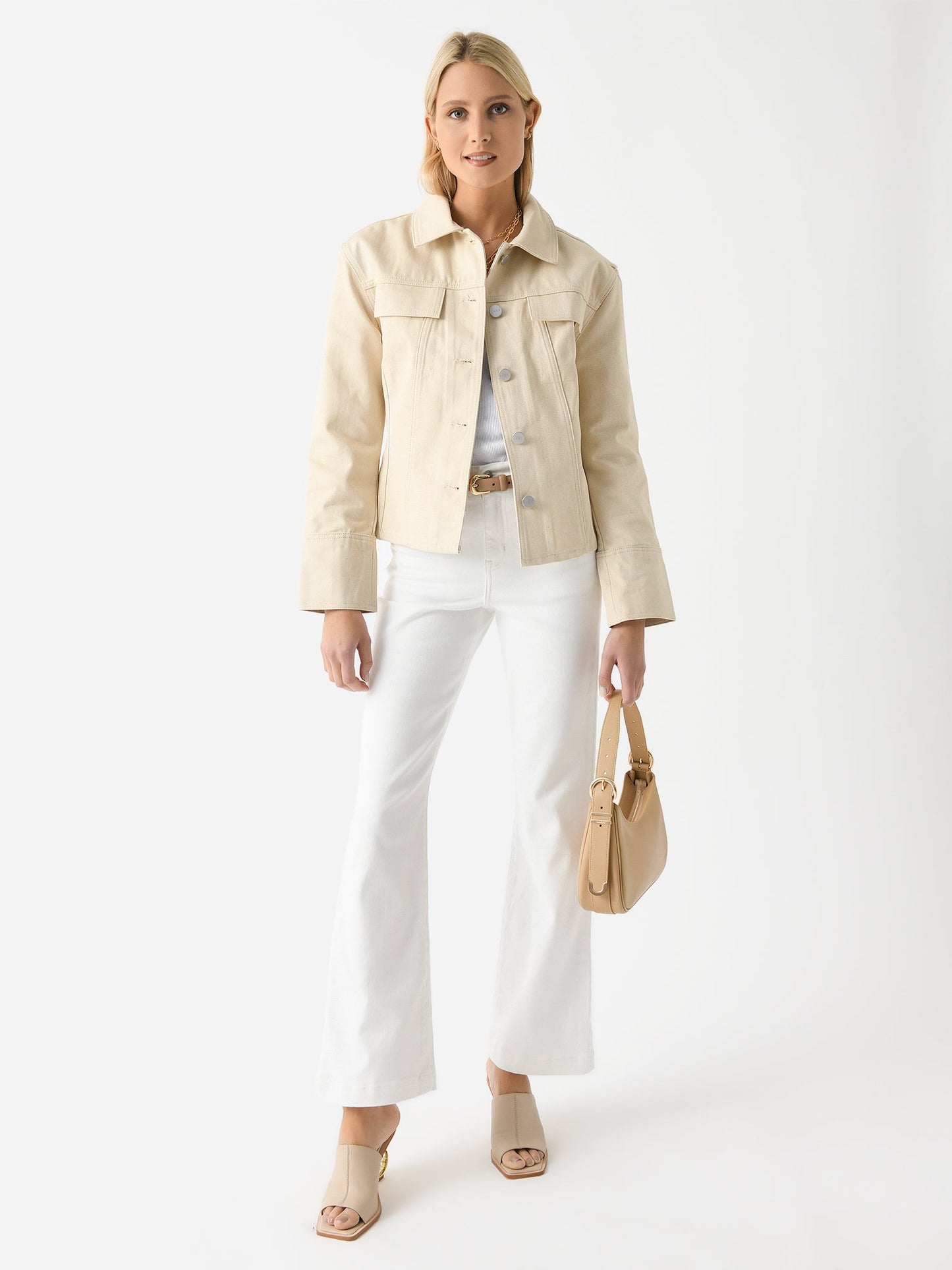 Les Coyotes De Paris Women's Shaped Denim Jacket