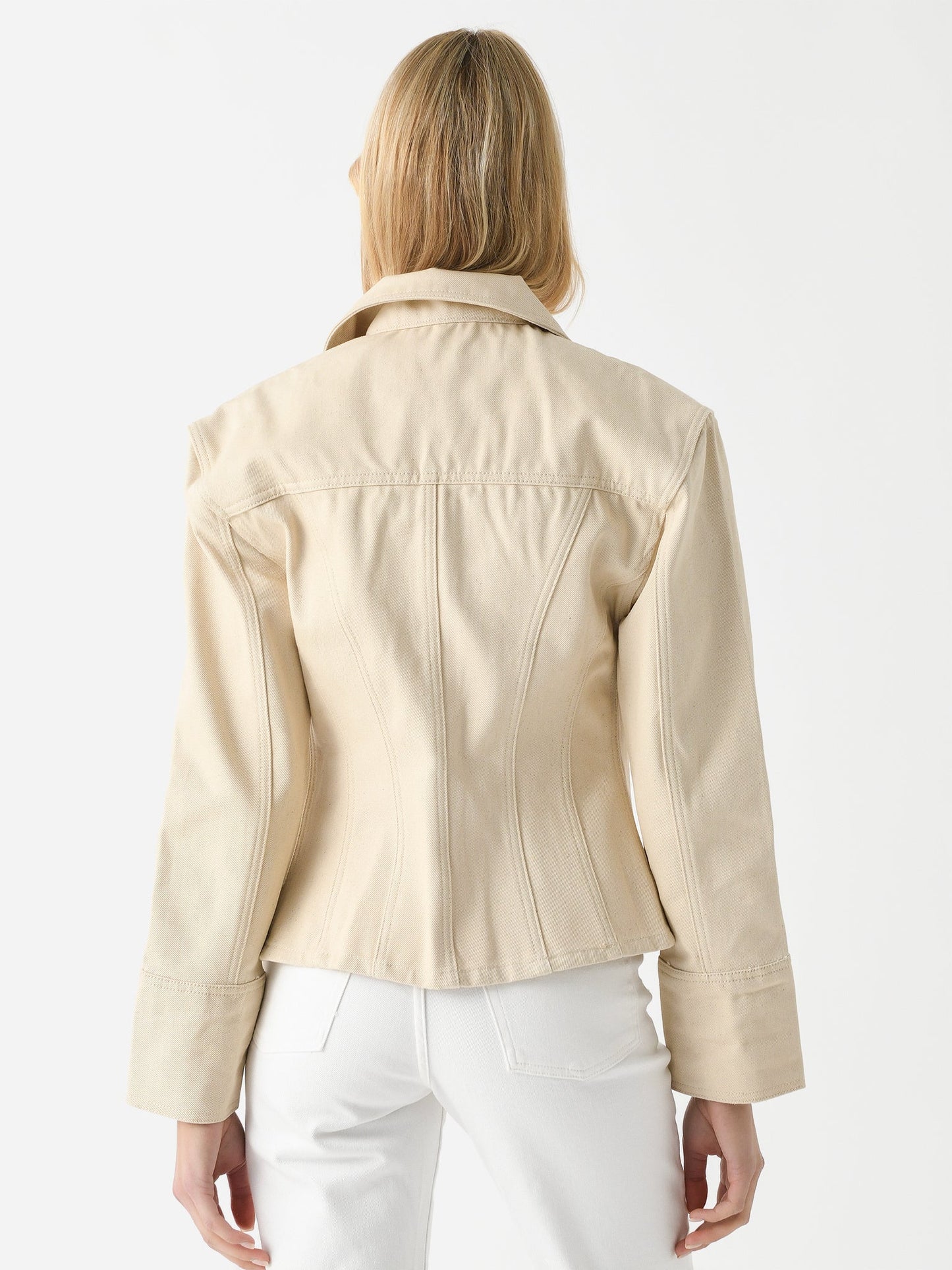 Les Coyotes De Paris Women's Shaped Denim Jacket