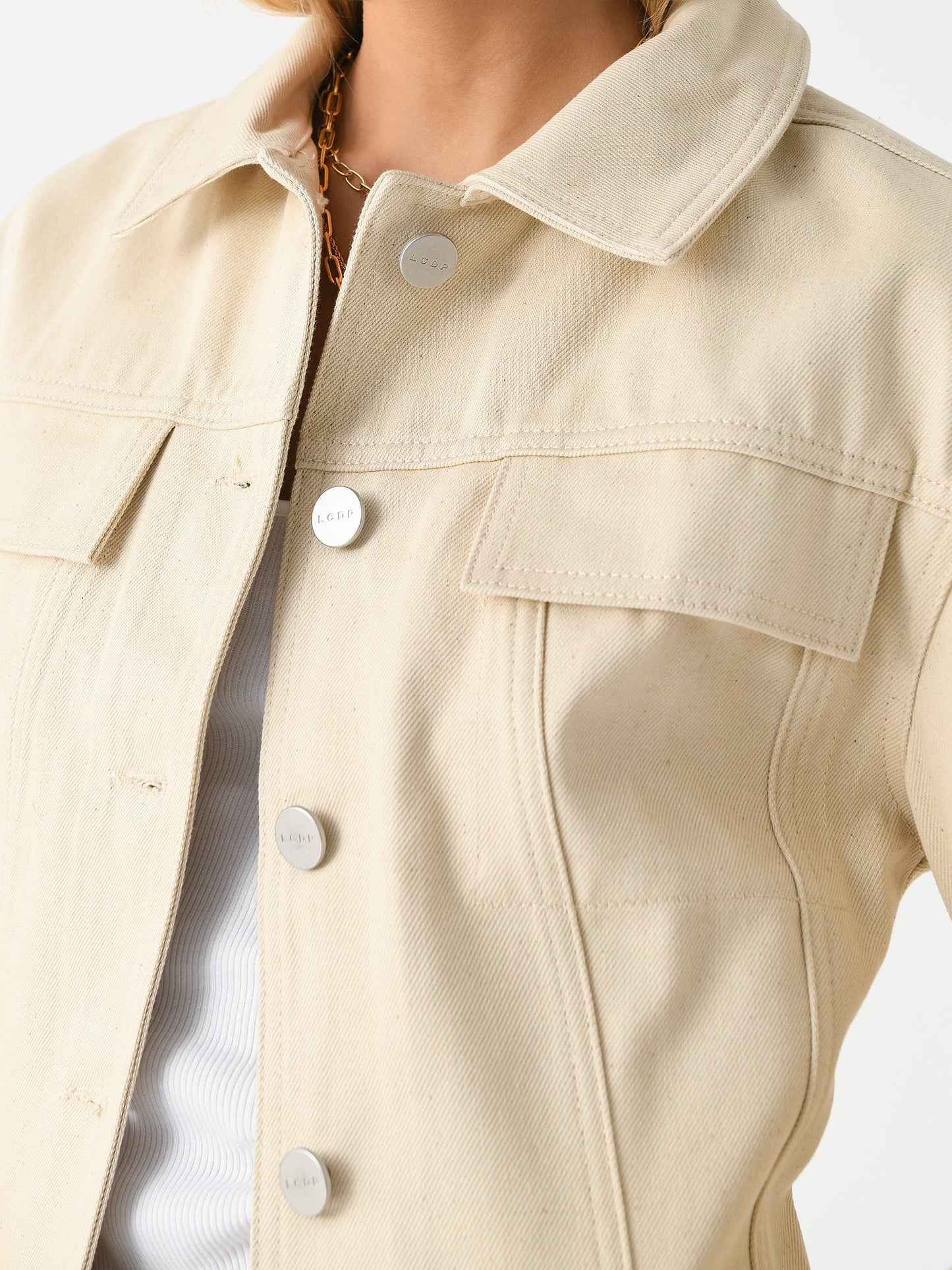 Les Coyotes De Paris Women's Shaped Denim Jacket