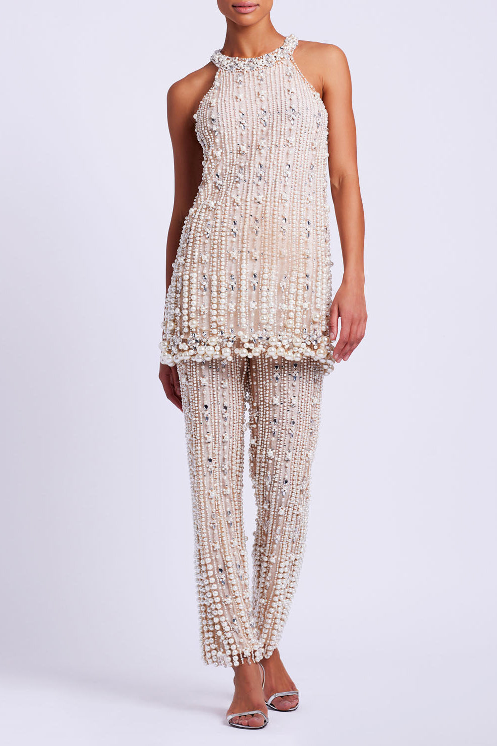Pearl-Beaded Tunic