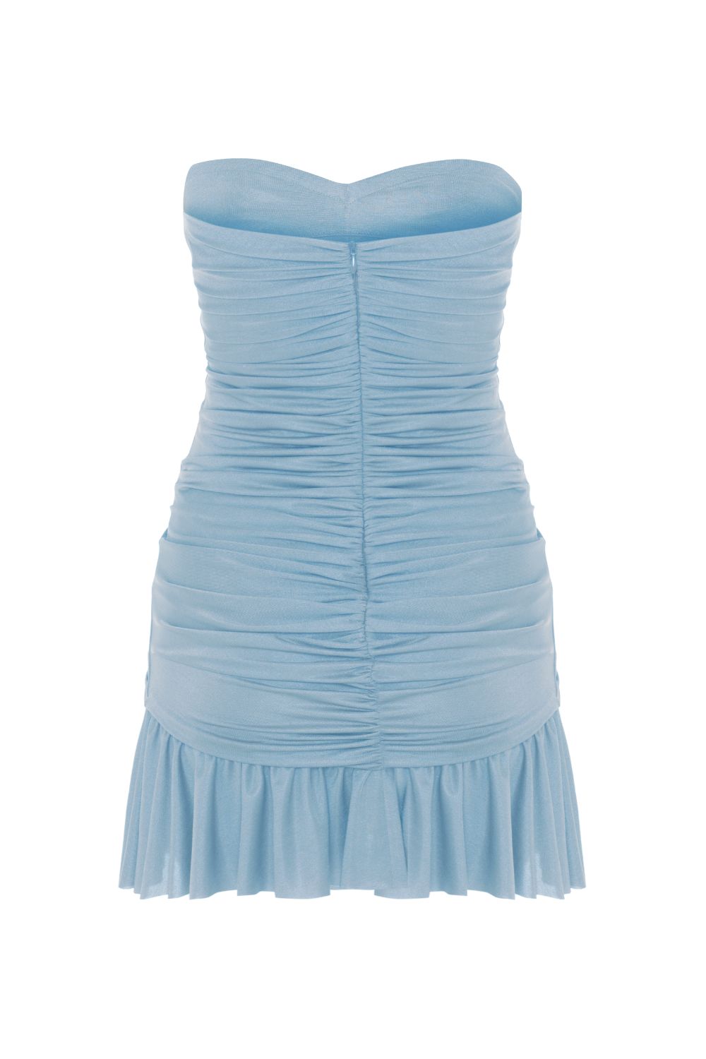 MOONLIGHT JERSEY STRAPLESS MINI DRESS
