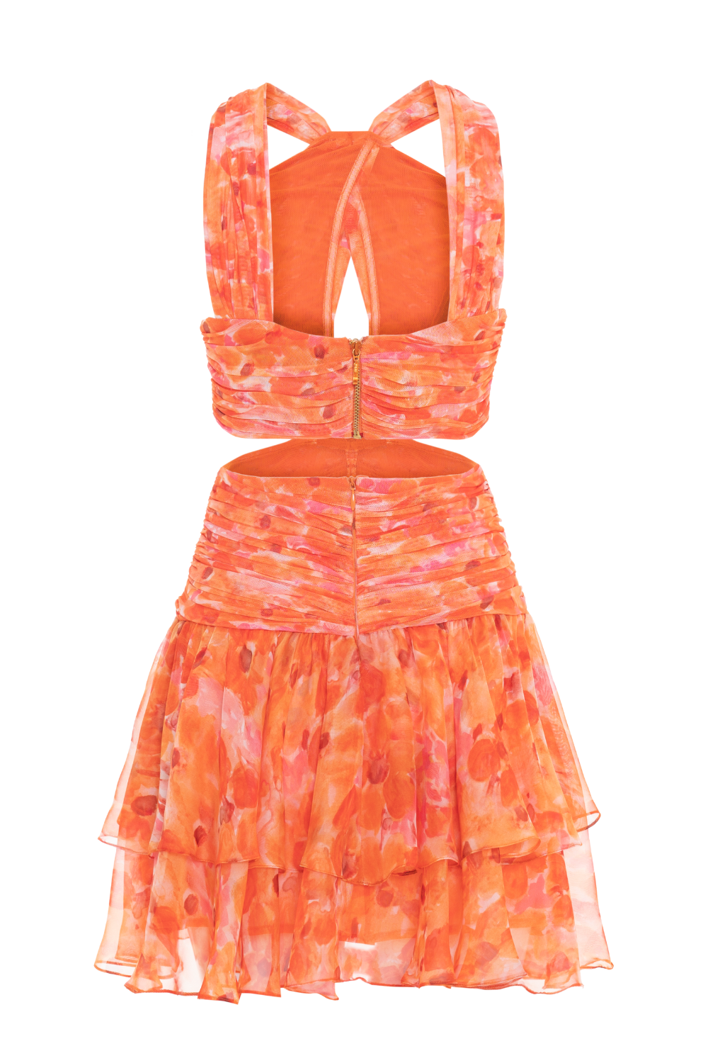 MYOSOTIS HALTERNECK MINI DRESS