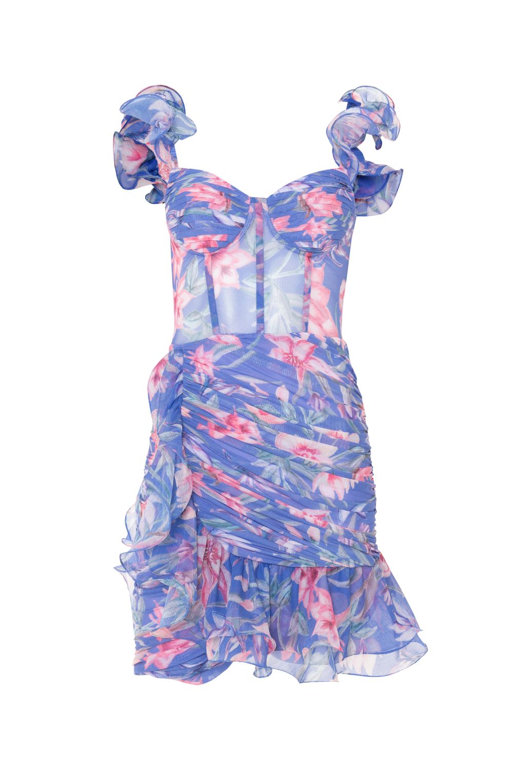 AMARYLLIS FLUTTER MINI DRESS