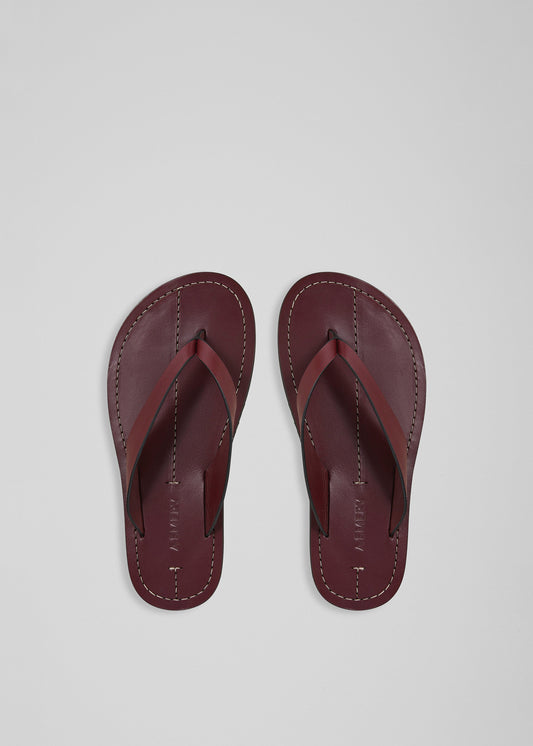 A.Emery The Flora Sandals - Merlot