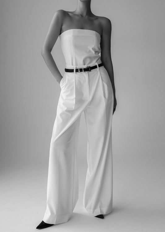 Abbie Trousers - White