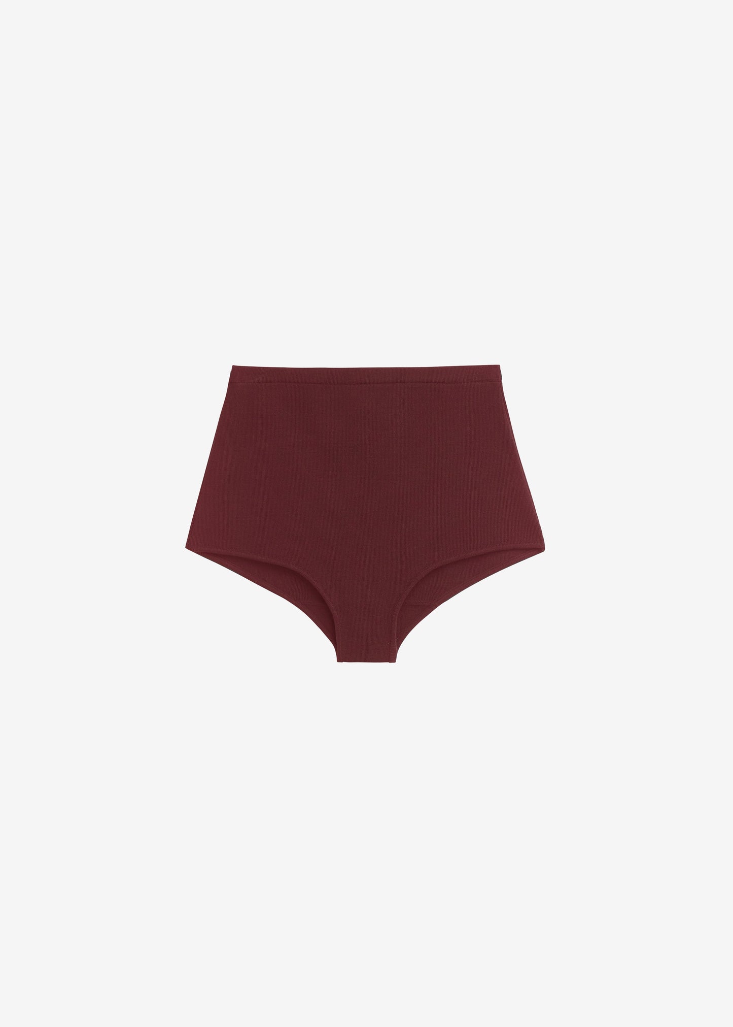 Alissa Knit Briefs - Burgundy