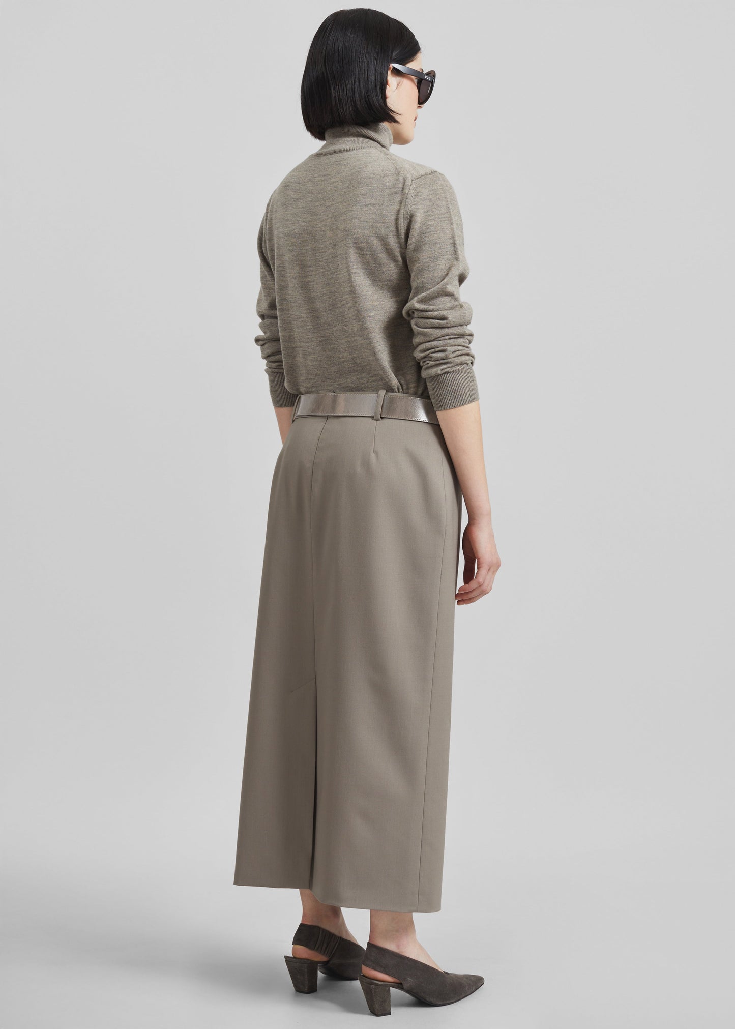 Alrose Midi Skirt - Taupe