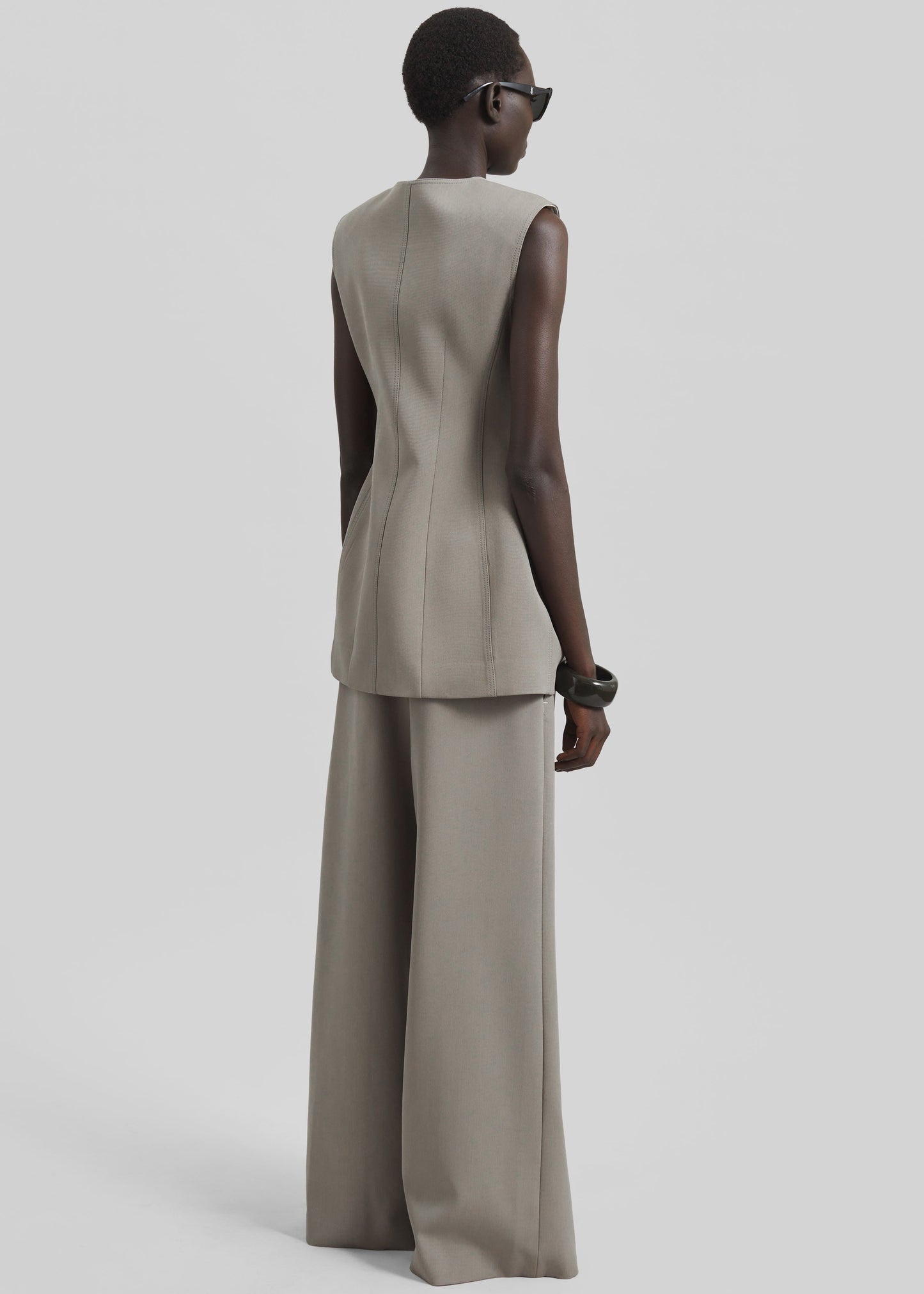 Ashbury Wide Trousers - Taupe
