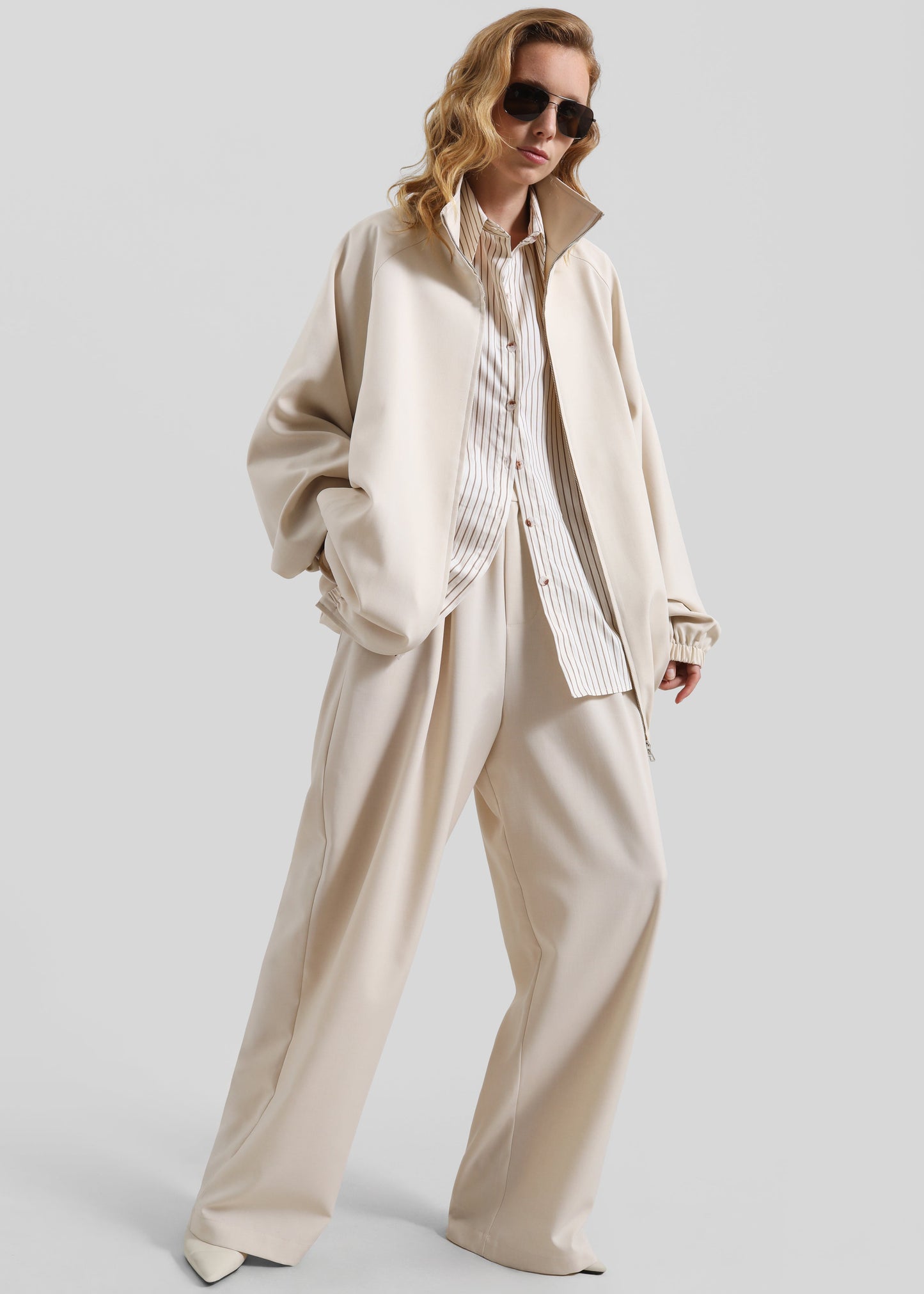 Baxter Track Pants - Beige