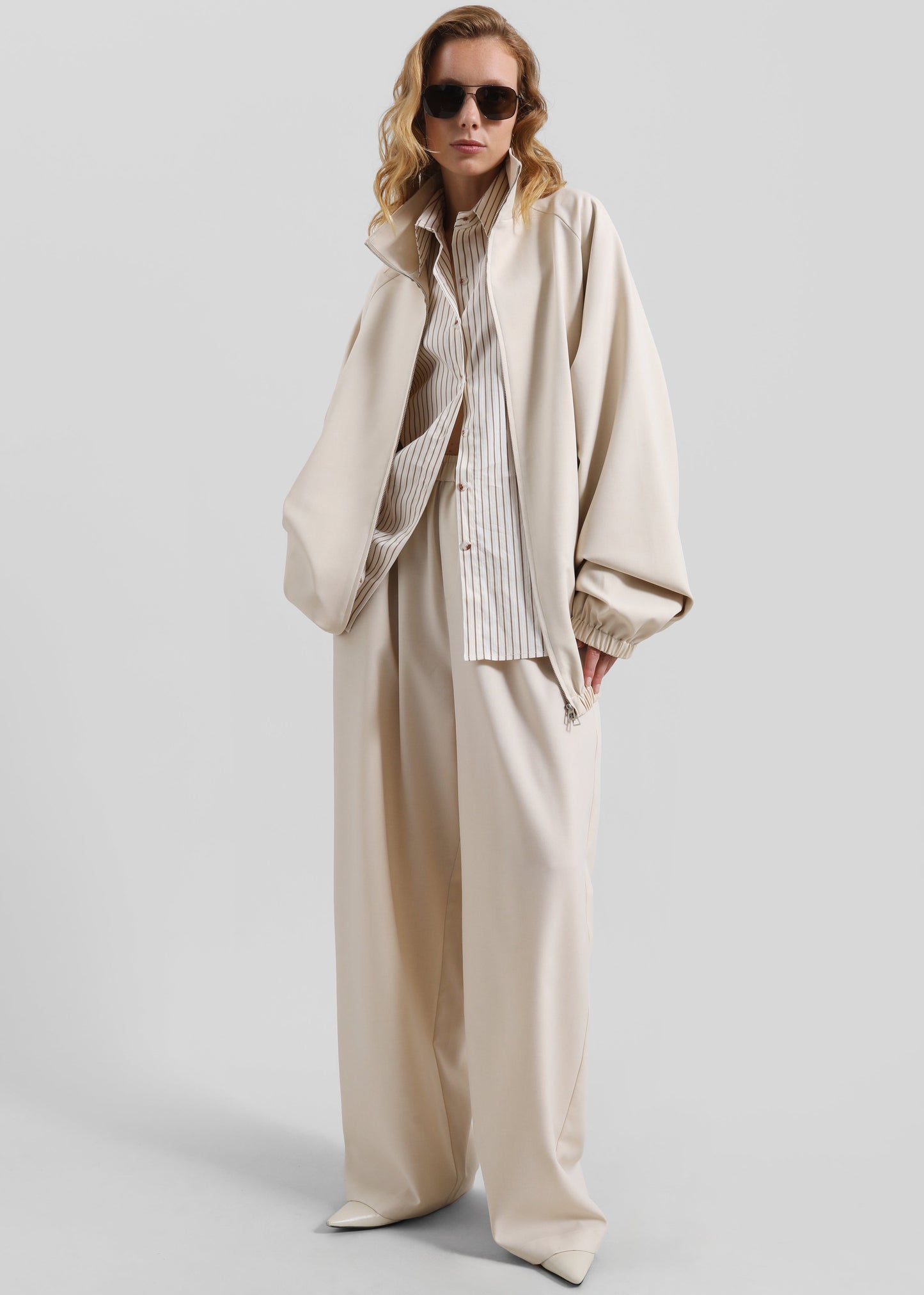Baxter Track Pants - Beige
