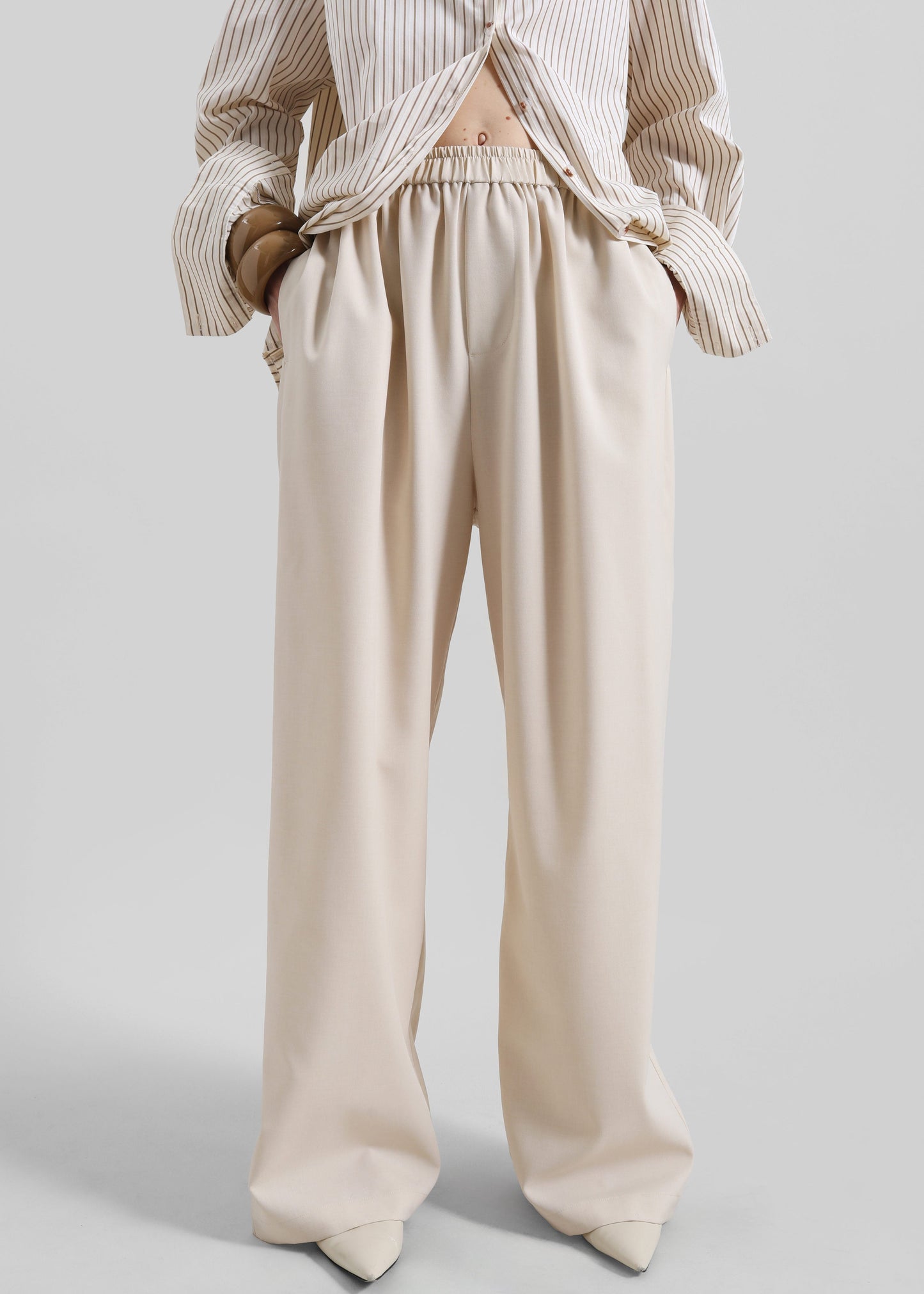 Baxter Track Pants - Beige
