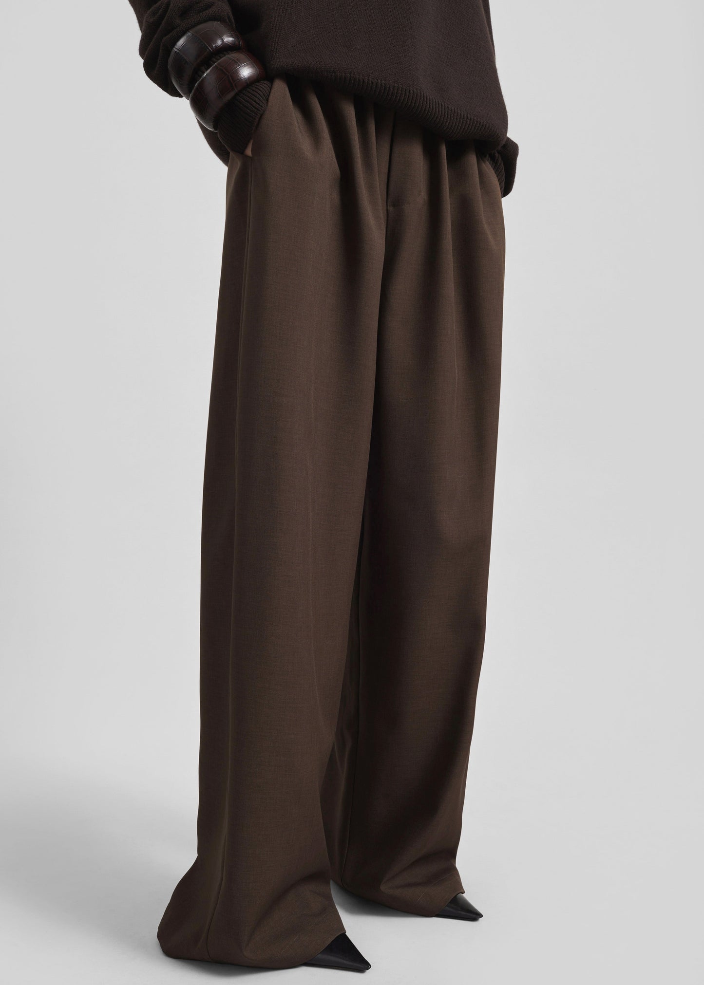 Baxter Track Pants - Dark Brown