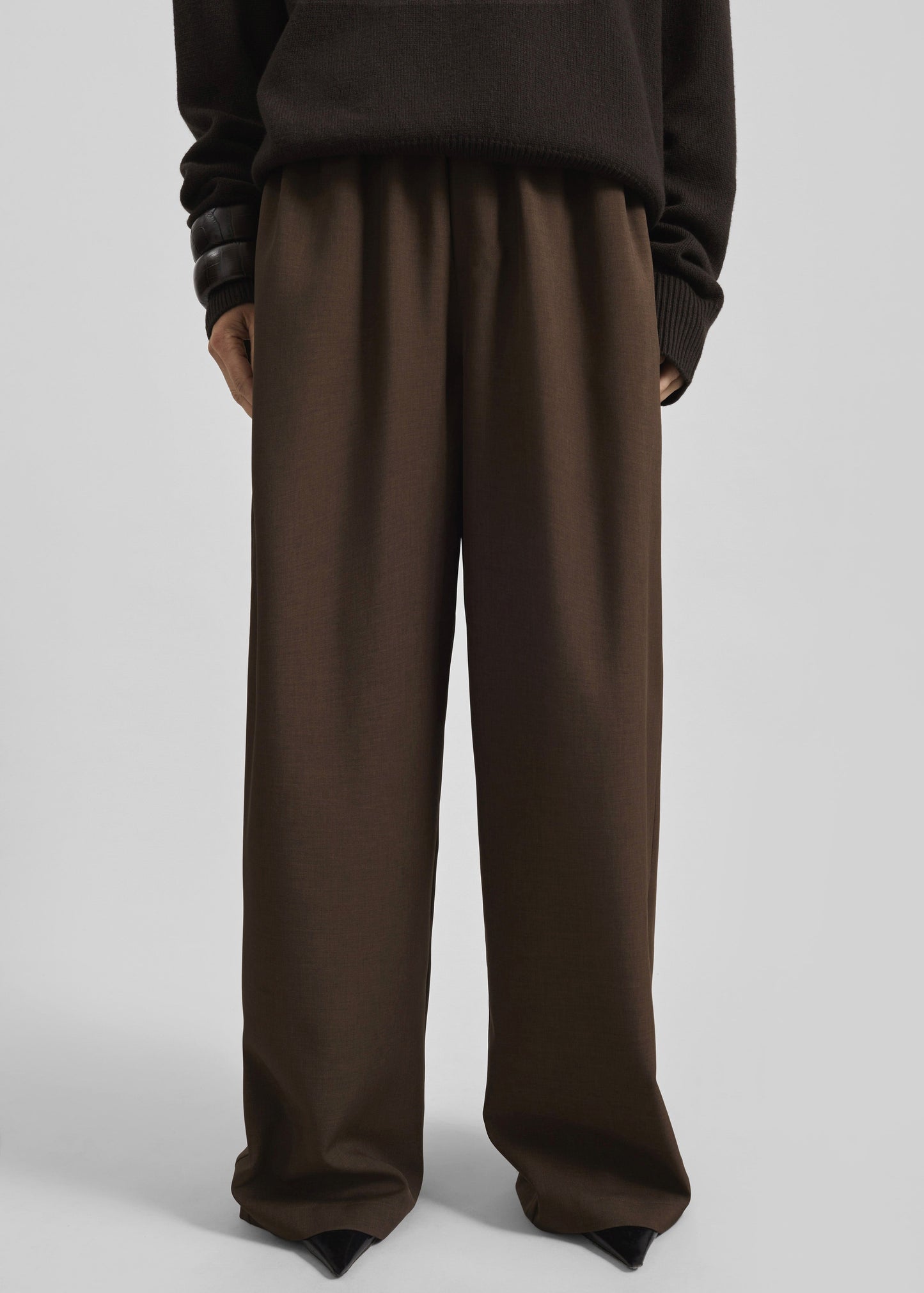 Baxter Track Pants - Dark Brown