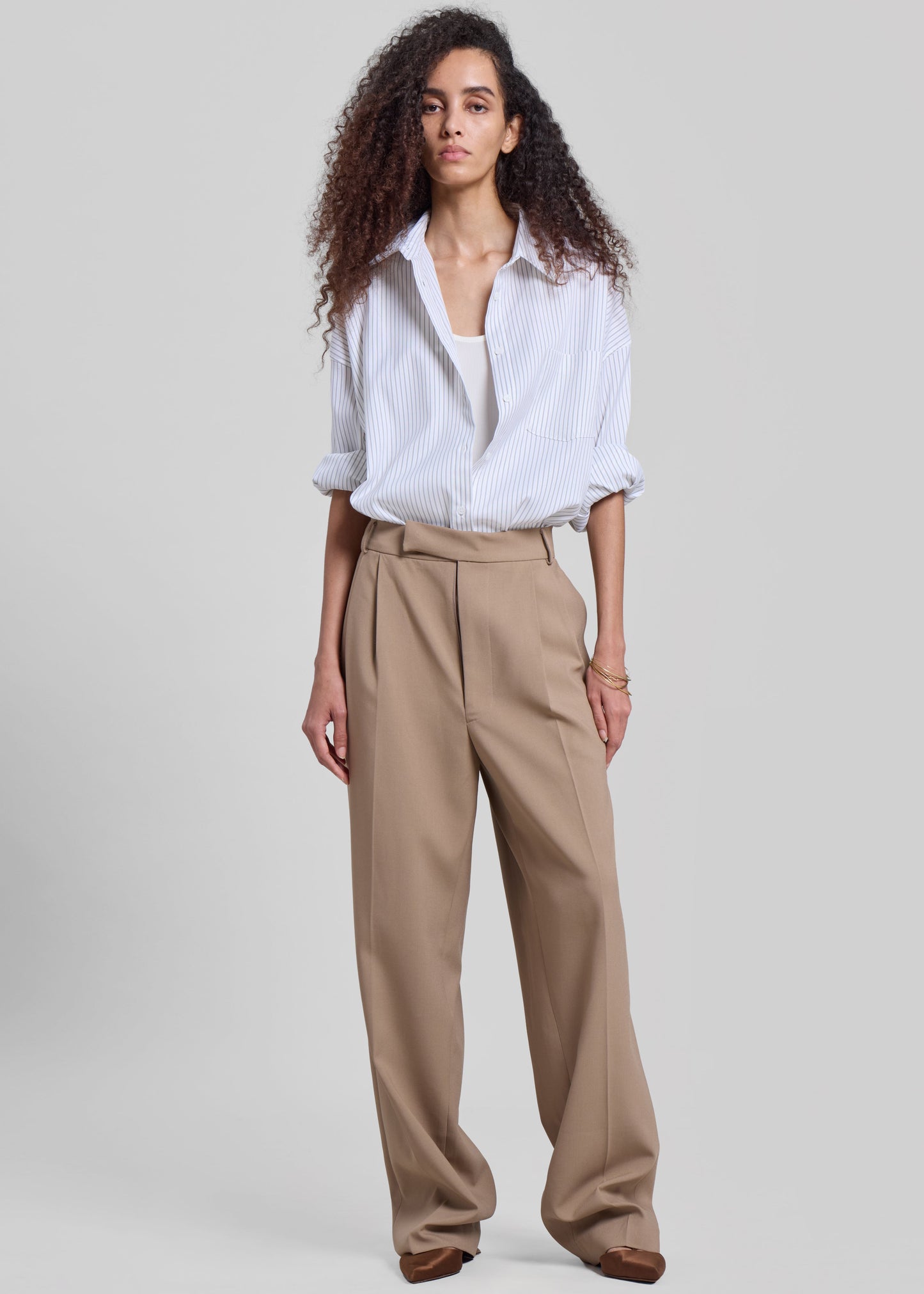 Bea Suit Pants - Latte