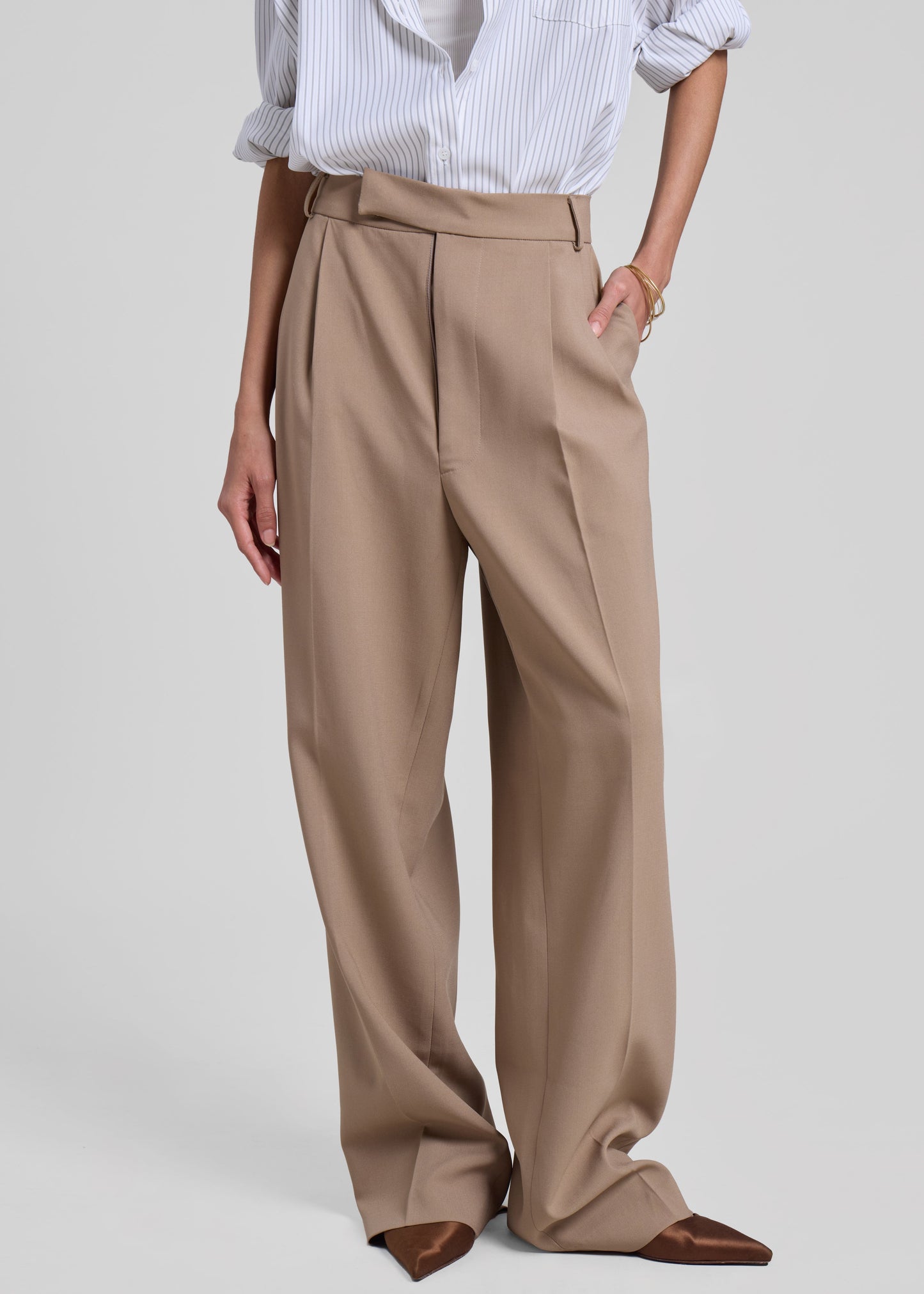 Bea Suit Pants - Latte