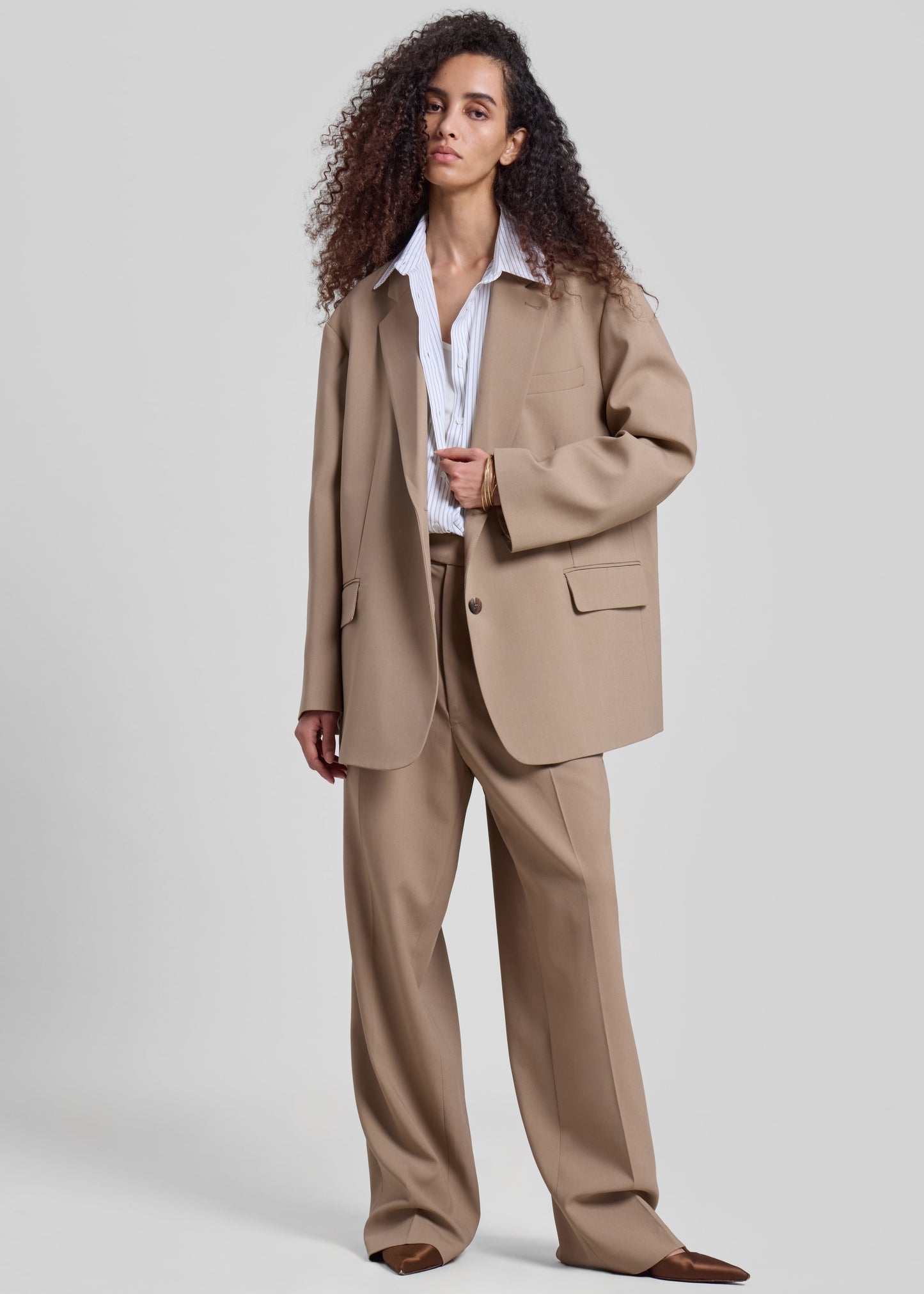 Bea Suit Pants - Latte
