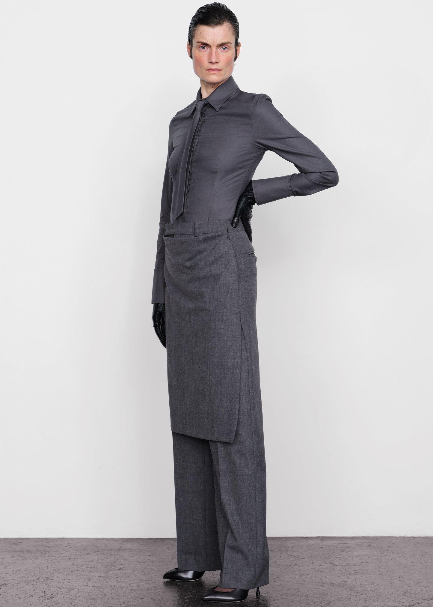 Bettter Hybrid Skirt Trouser - Grey