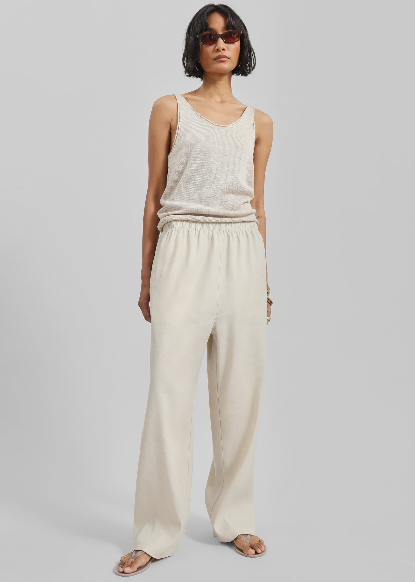 Cavert Linen Pants - Sand