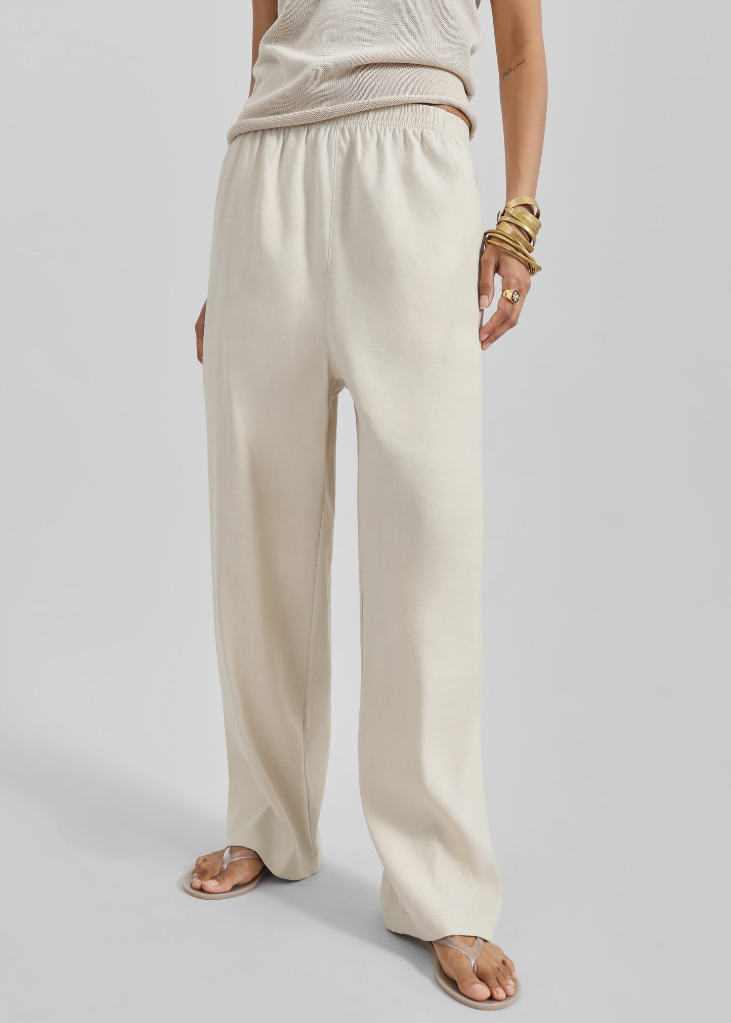 Cavert Linen Pants - Sand