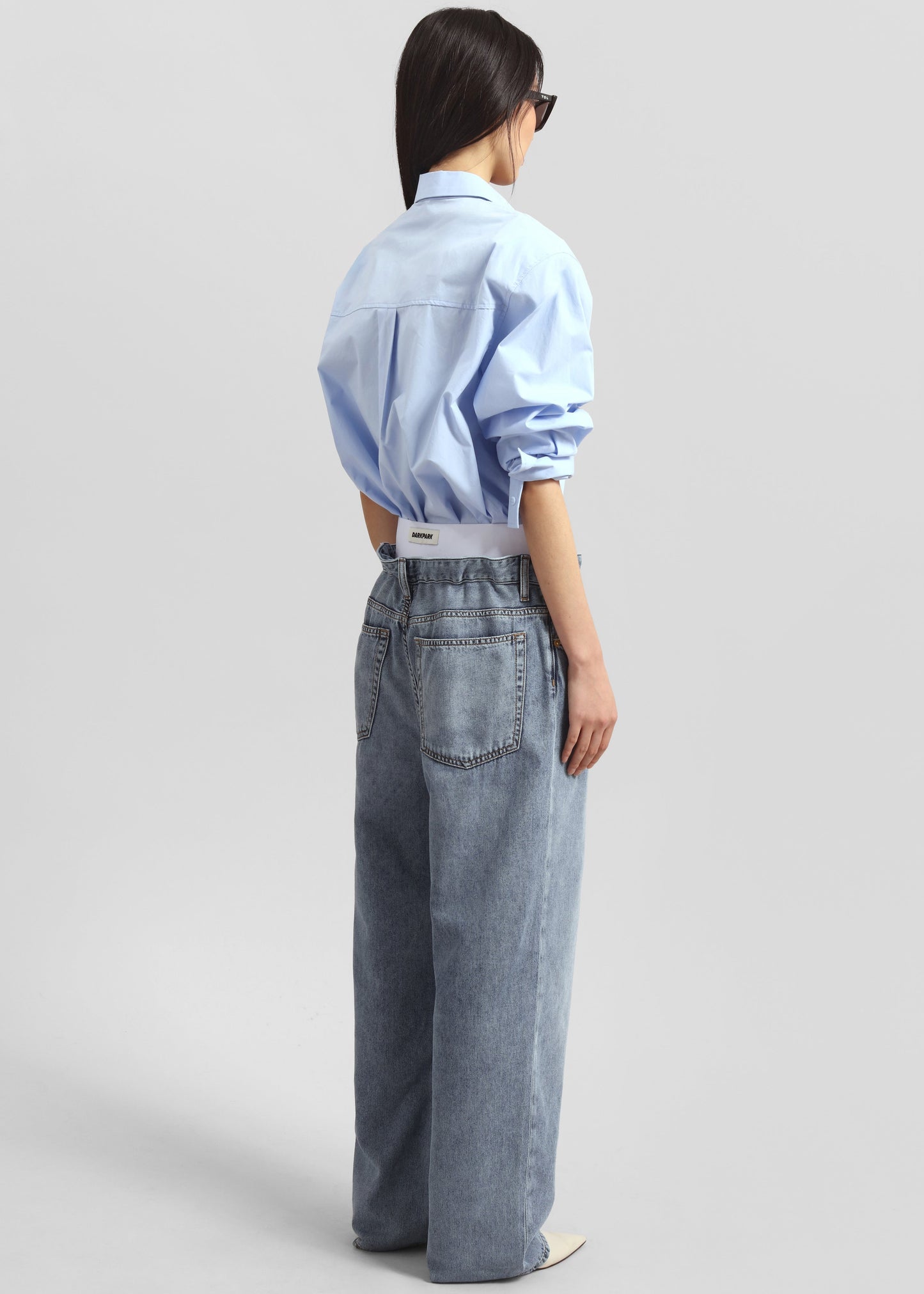 Darkpark Jane Elastic Waist Denim - San Fran Blue
