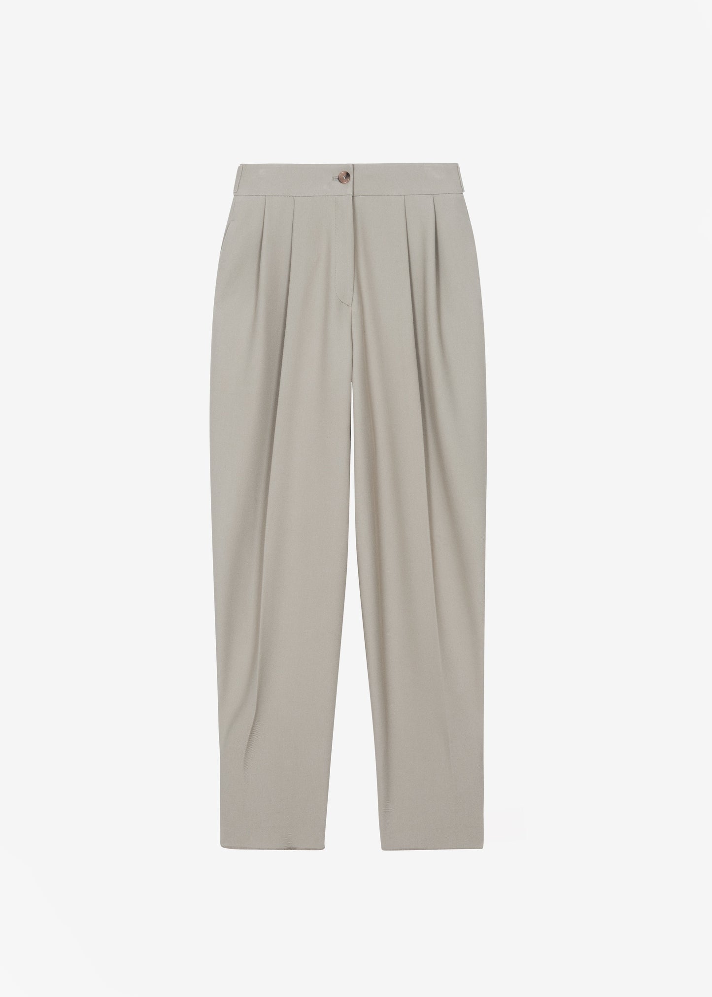 Dina Pleated Trousers - Light Taupe