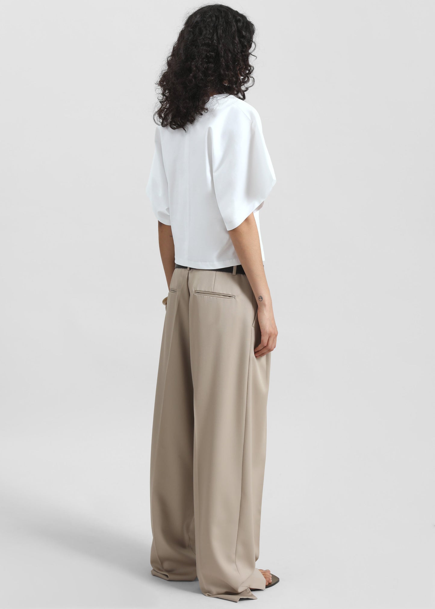 Dunbar Pleated Trousers - Taupe