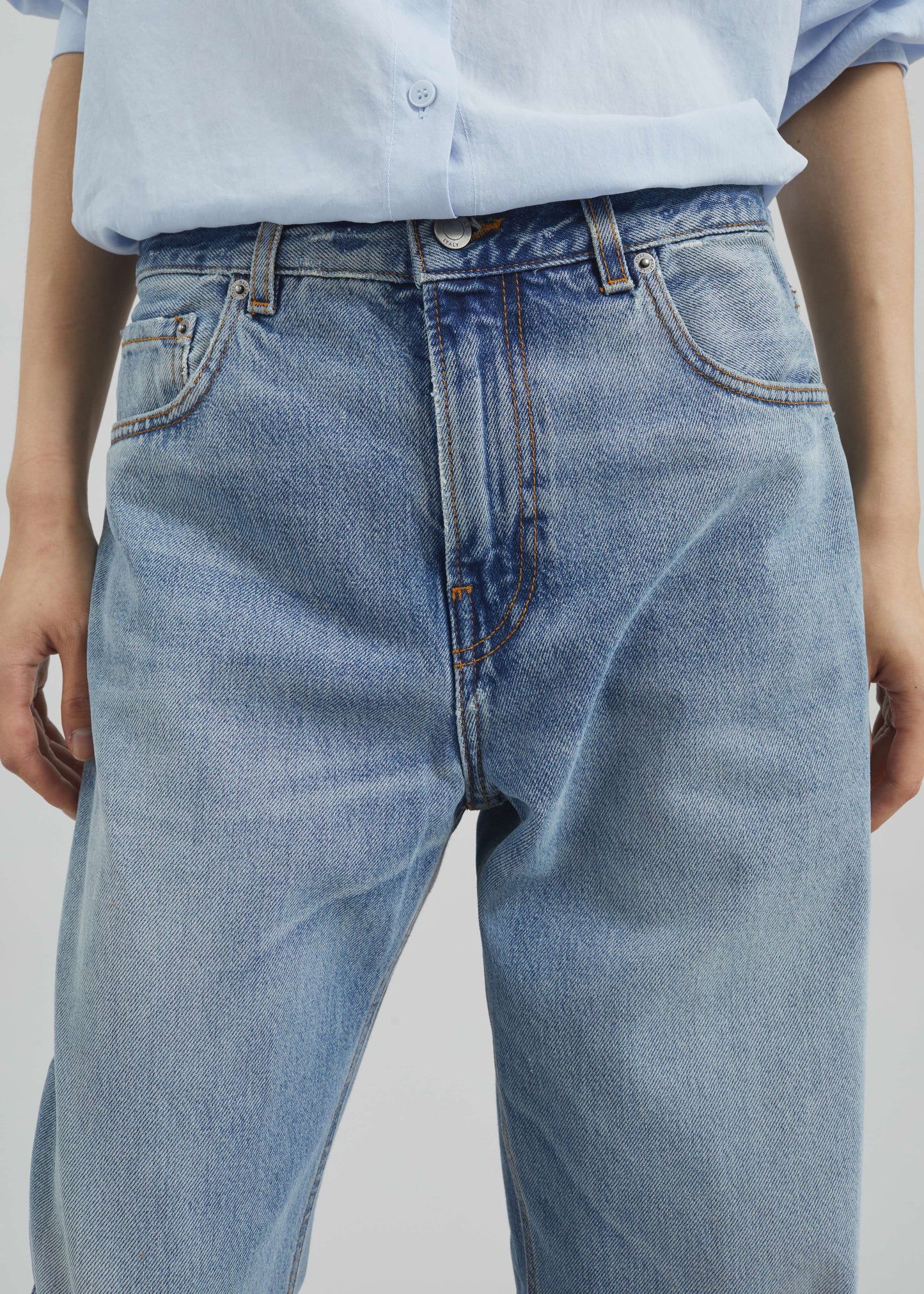 Haikure Bonnie Jeans - Dive Blue Wash