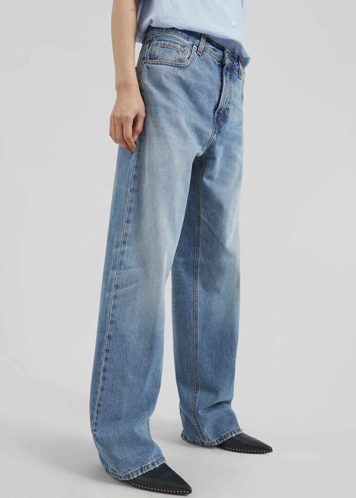 Haikure Bonnie Jeans - Dive Blue Wash