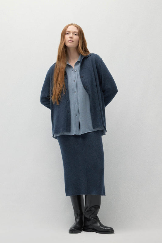 CATANIA DENIM CASHMERE SHIRT