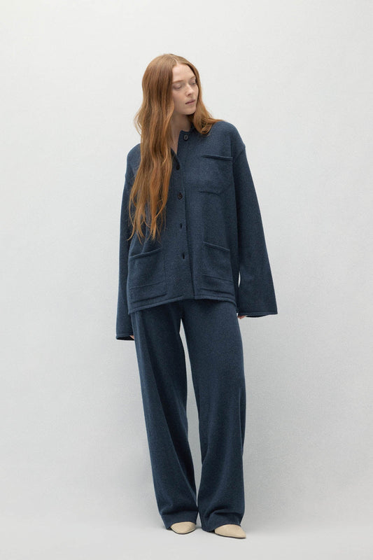 ROME DENIM CASHMERE CHORE JACKET