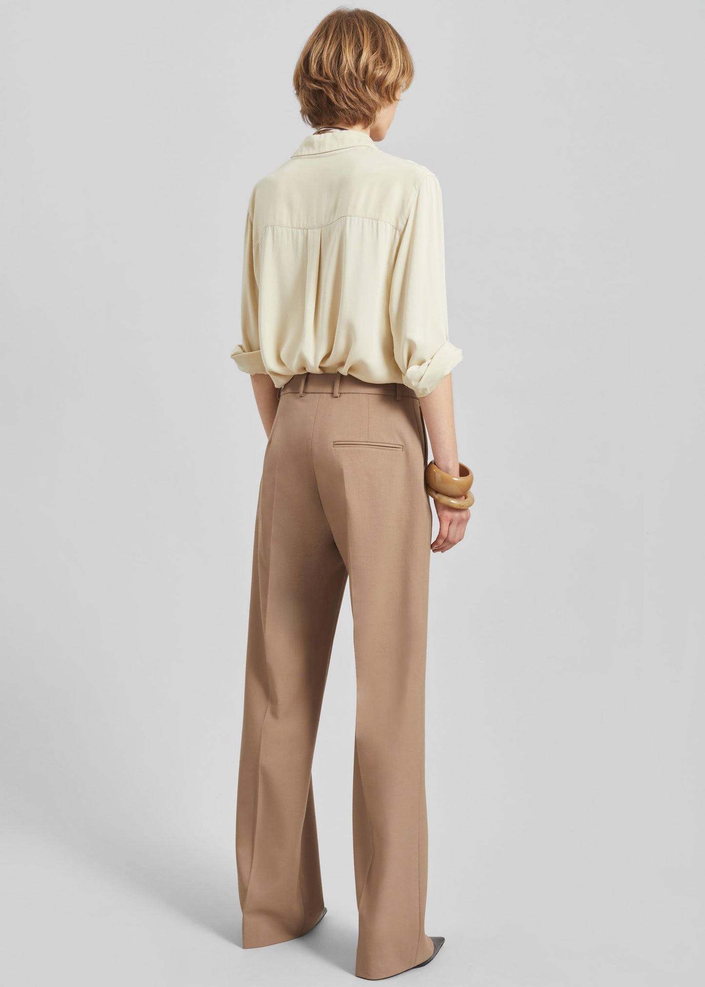 Lenora Straight Trousers - Camel