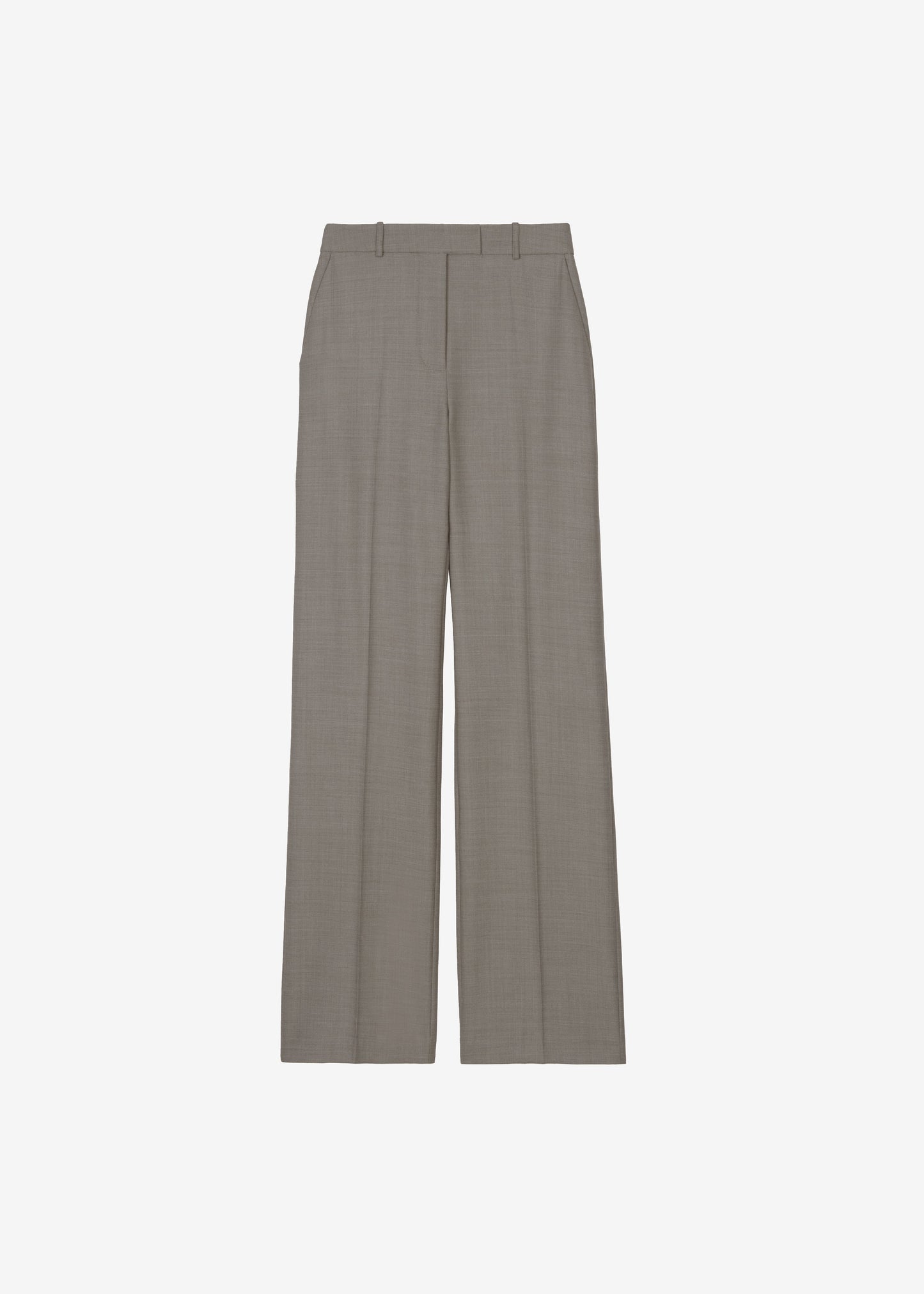 Lenora Straight Trousers - Taupe