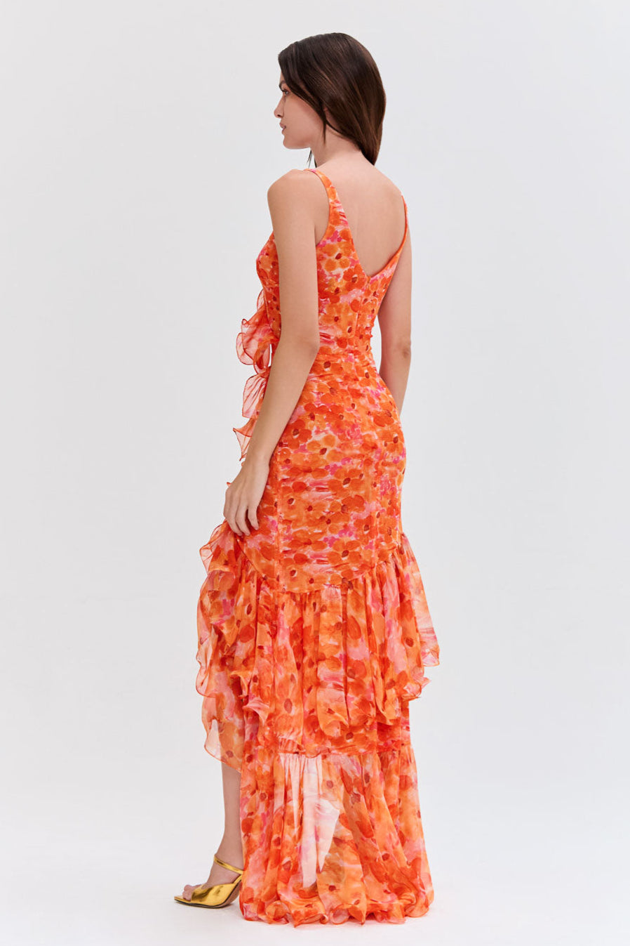 MYOSOTIS FLUTTER GOWN