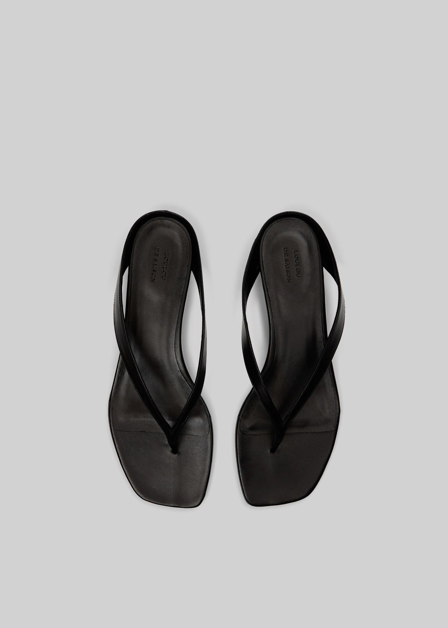 Loulou de Saison Coda Nappa Leather Sandals - Black