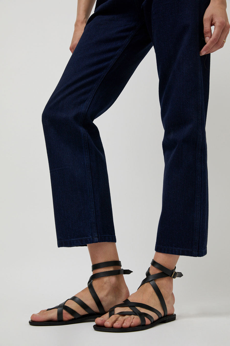Maria Farro Delphi Sandal in Black