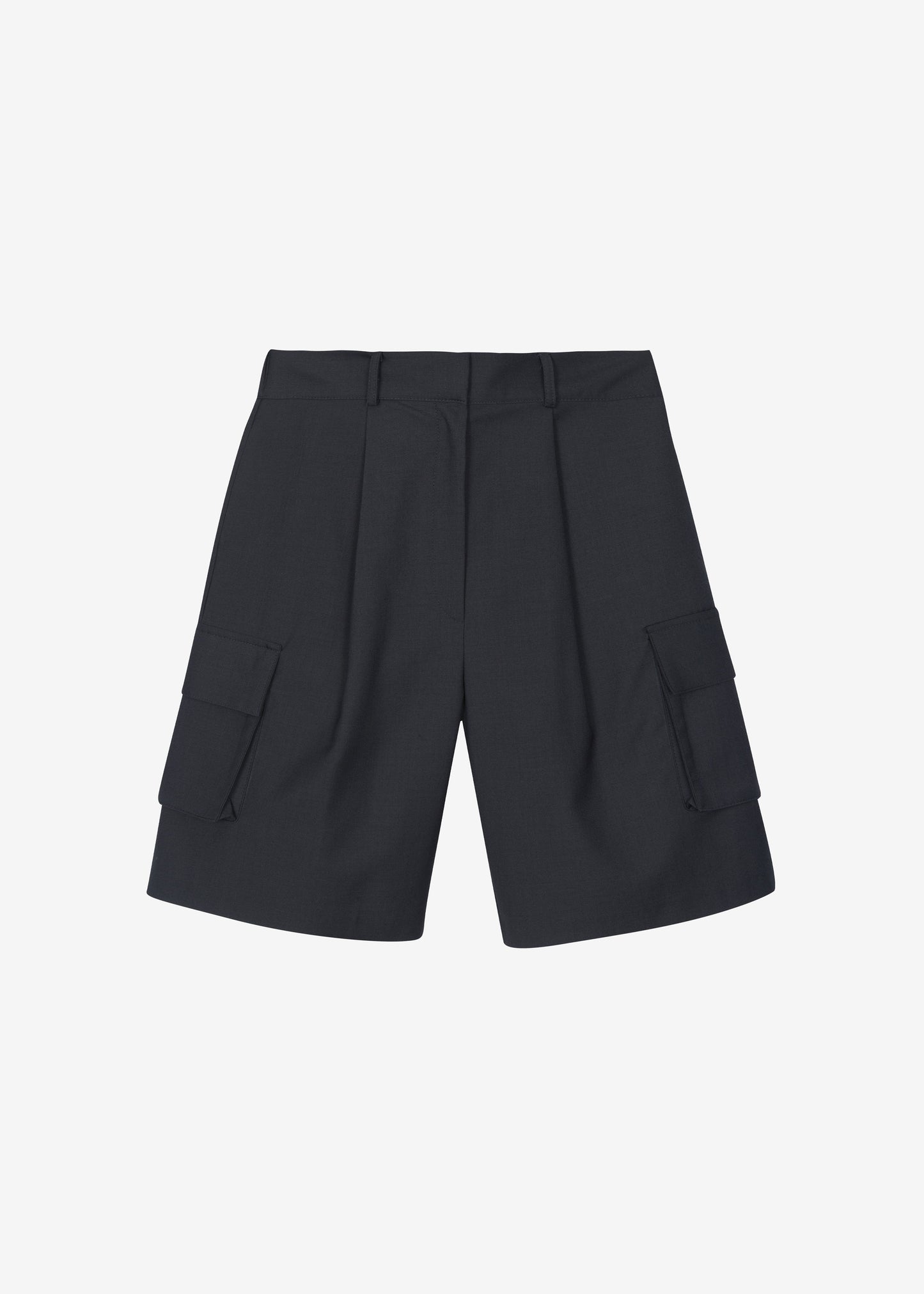 Nersac Cargo Bermuda Shorts - Charcoal