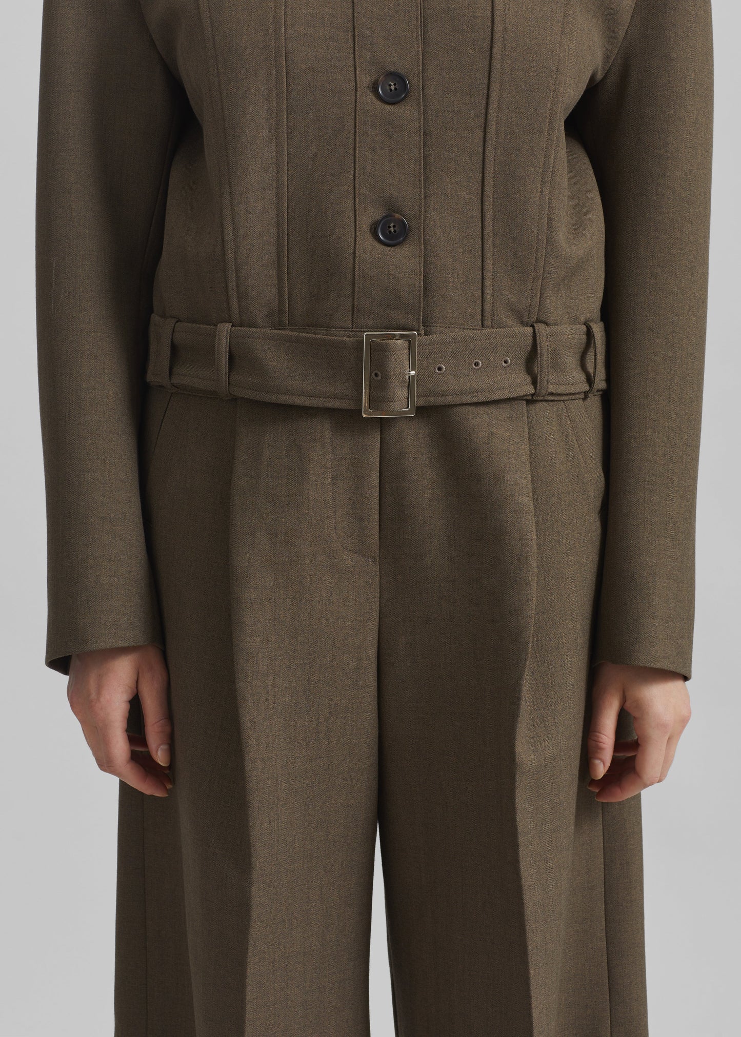 Ninove Bermuda Shorts - Olive Brown