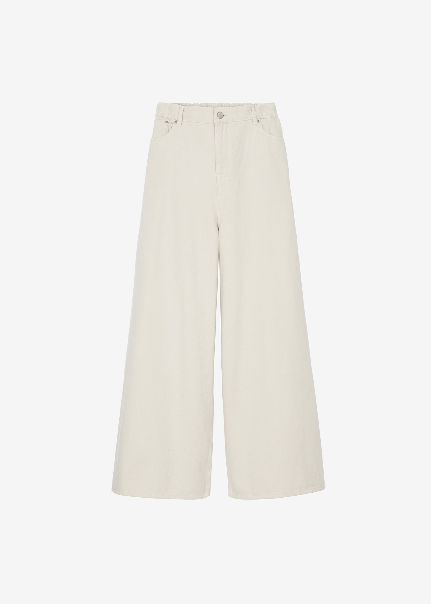 Sasha Wide Leg Jeans - Sand