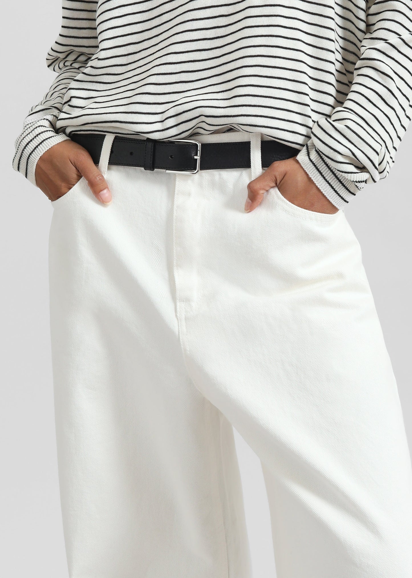 Simo Straight Jeans - White