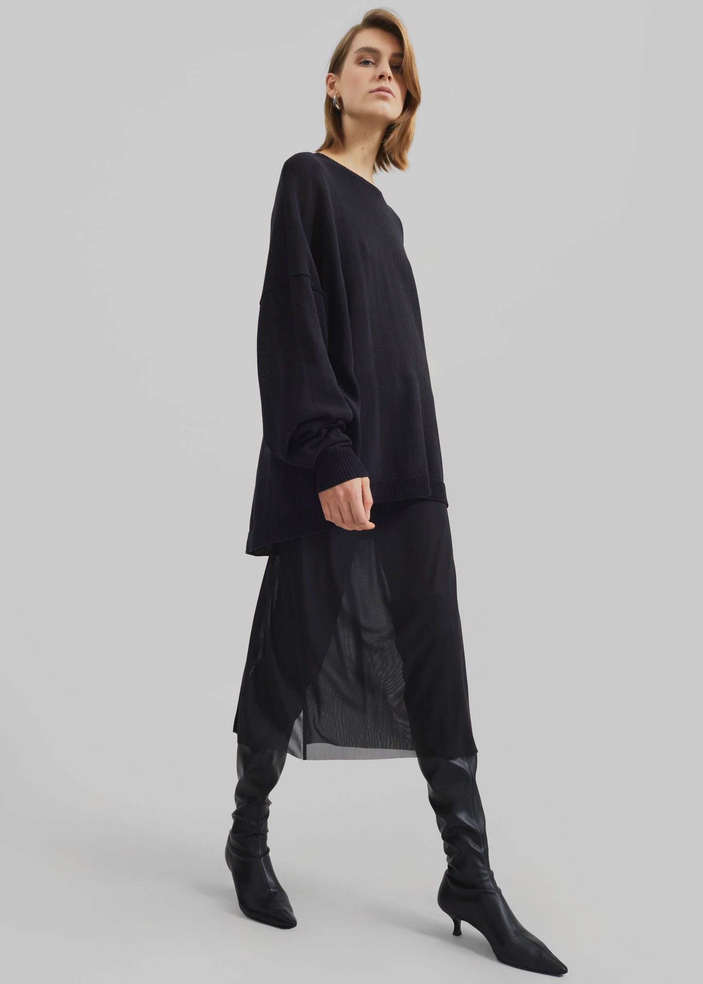 Suva Sheer Skirt - Black