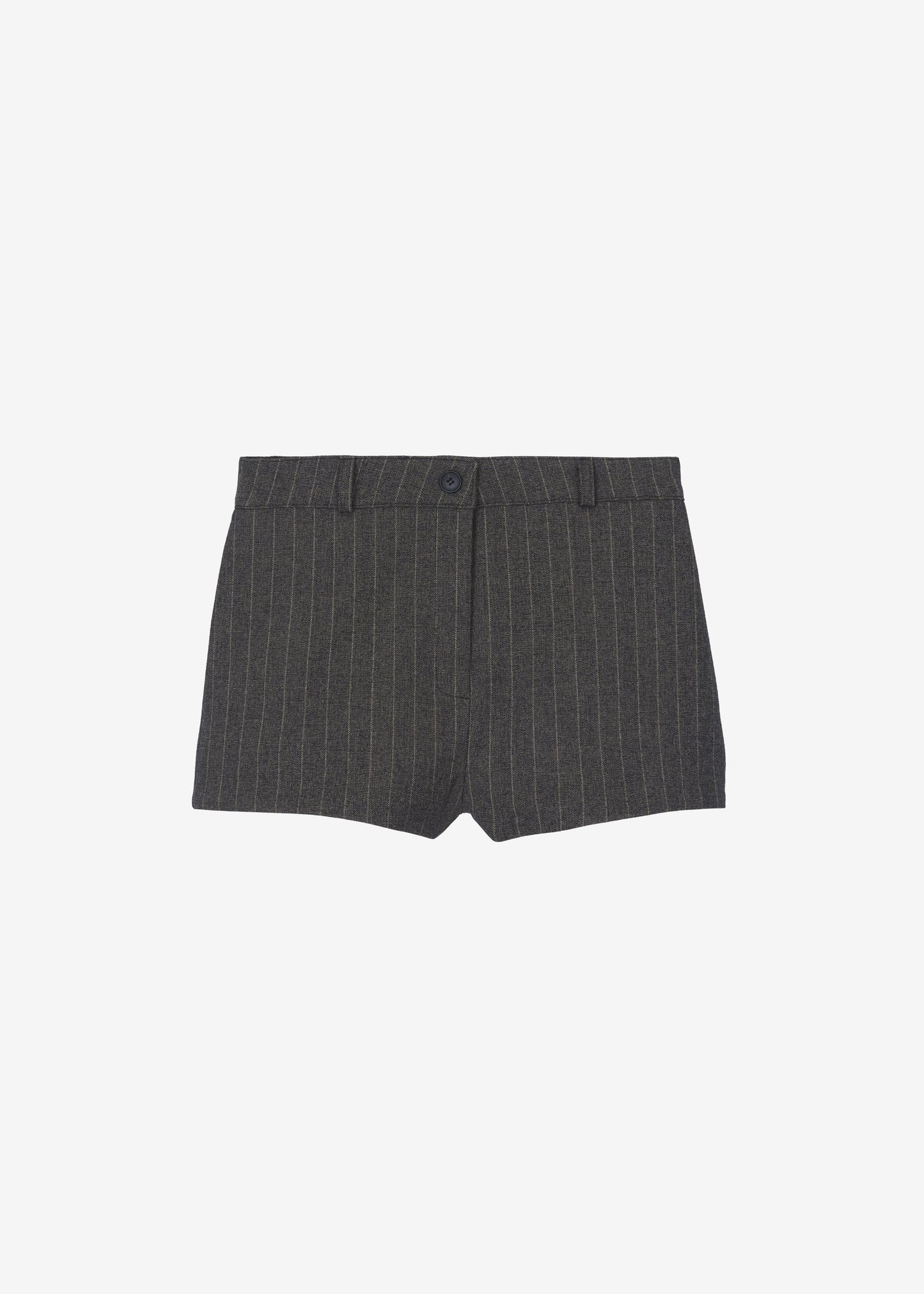 Tenby Striped Hot Pants - Brown Melange
