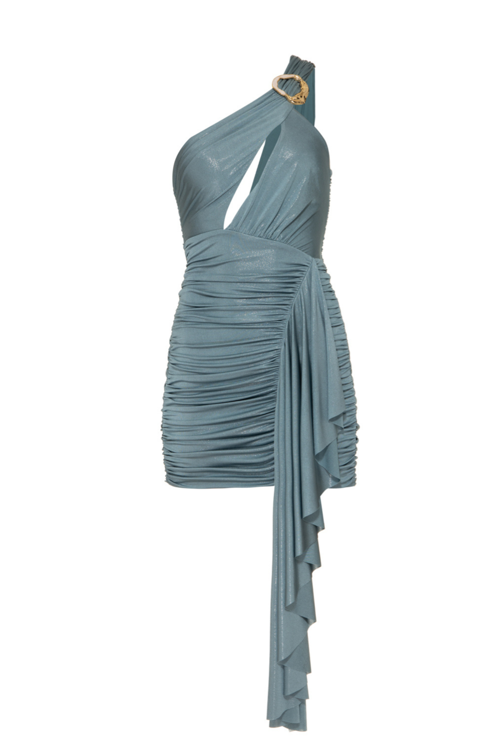 DUNE JERSEY ONE SHOULDER MINI DRESS