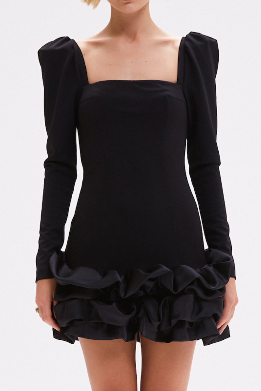 MYSTIQUE CREPE MINI DRESS