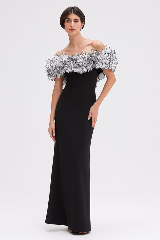 FLUTTER MAXI DRESS (RUNWAY)