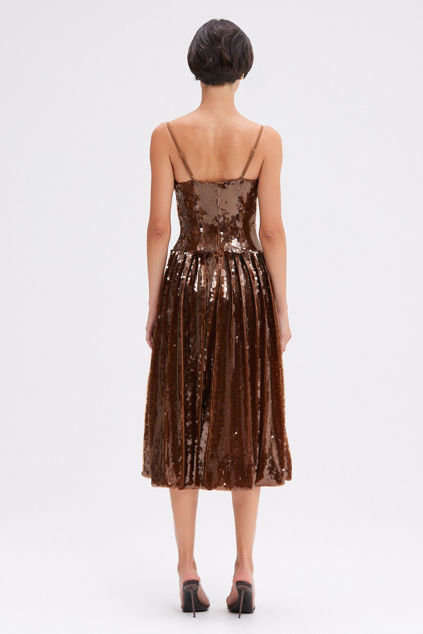 SEQUIN MIDI DRESS (RUNWAY)